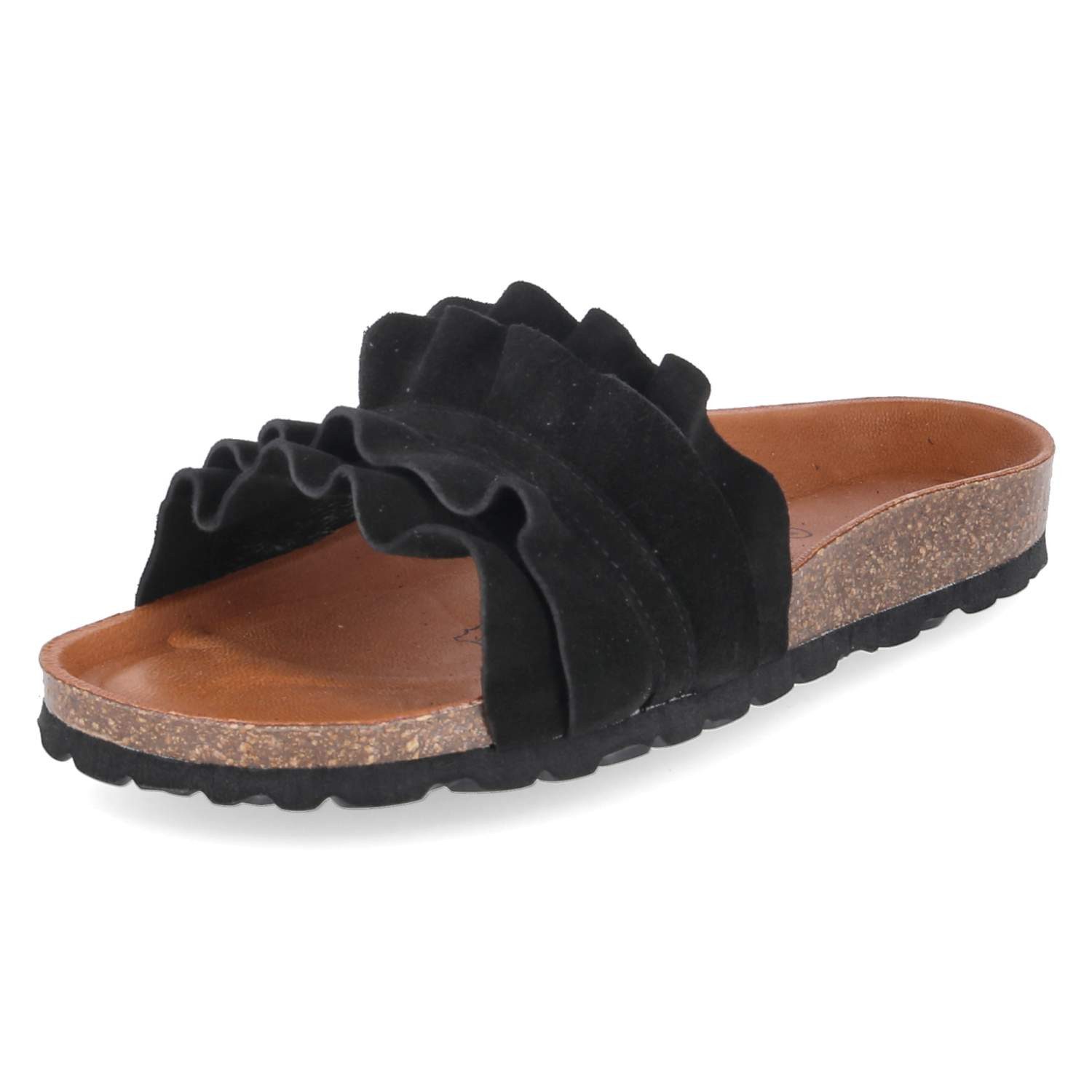 Palado Palado PALA-251-781050-02 Damen Rauleder black Pantolette