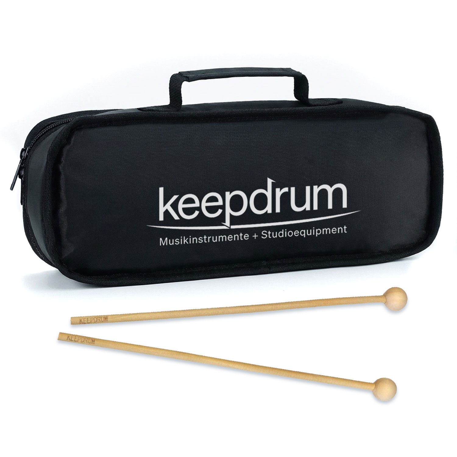 keepdrum Glockenspiel keepdrum Tasche MB01BK für Glockenspiele schwarz mit 1 Paar Schlägel,Tasche, 1 Paar Schlägel, 1-St., Tasche