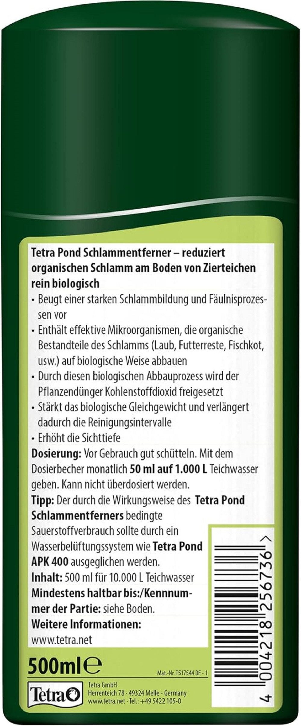 Tetra Teichpflege Tetra Pond Schlammentferner 500 ml im Teich