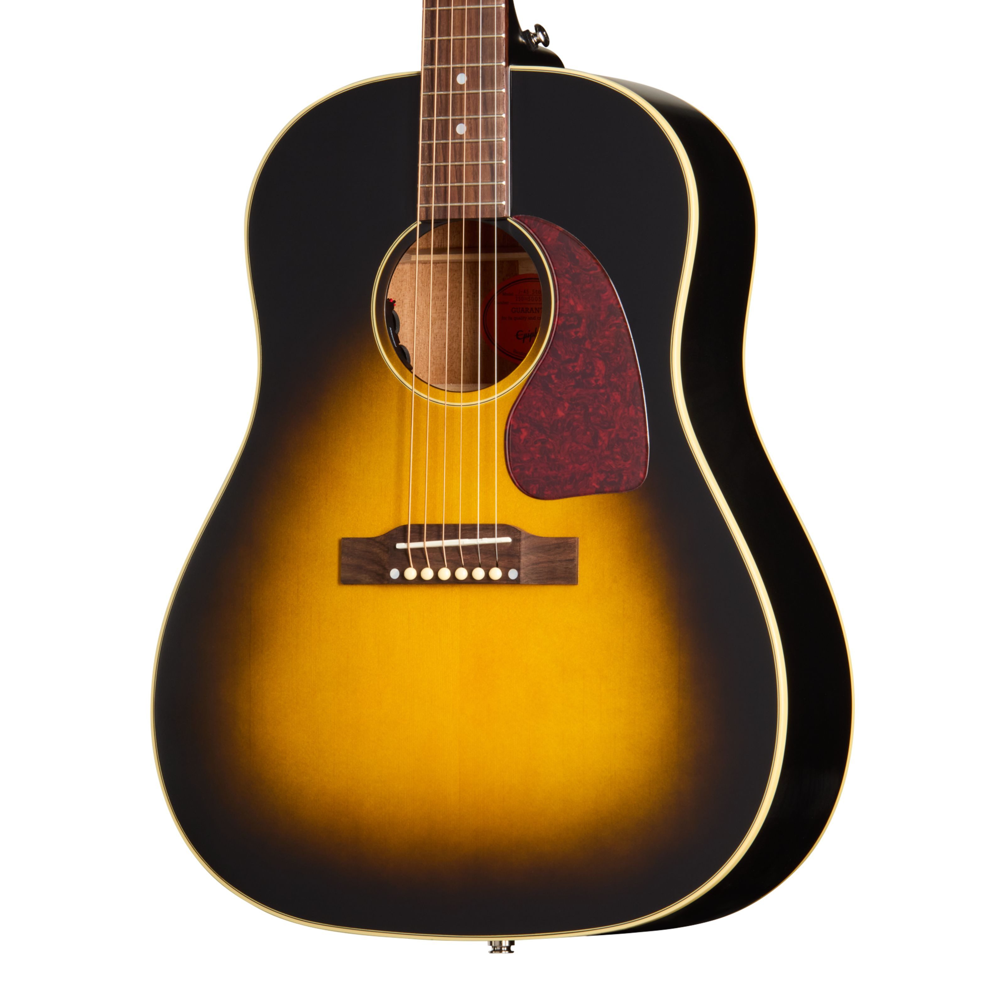Epiphone Westerngitarre, Westerngitarren, Dreadnought Gitarren, J-45 Standard Vintage Sunburst - Westerngitarre
