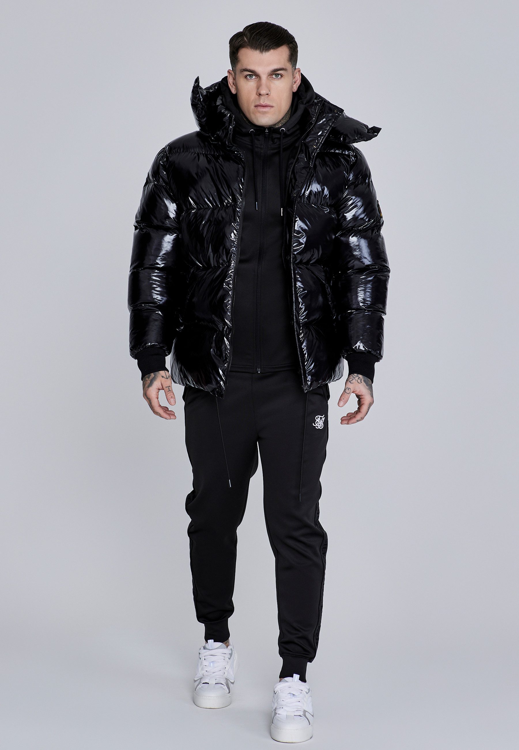 Siksilk Shorts SikSilk Herren Hochglanz Outdoorjacke