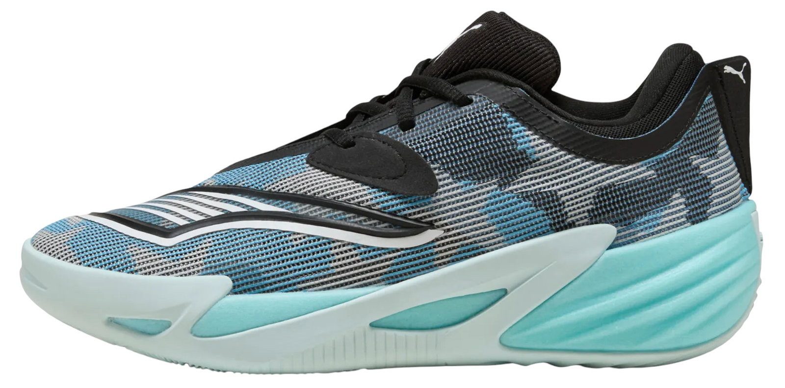 PUMA Hallen-Indoorschuhe All-Pro Nitro™ 2 (Basketball) 2025 blau/bunt Badmintonschuh