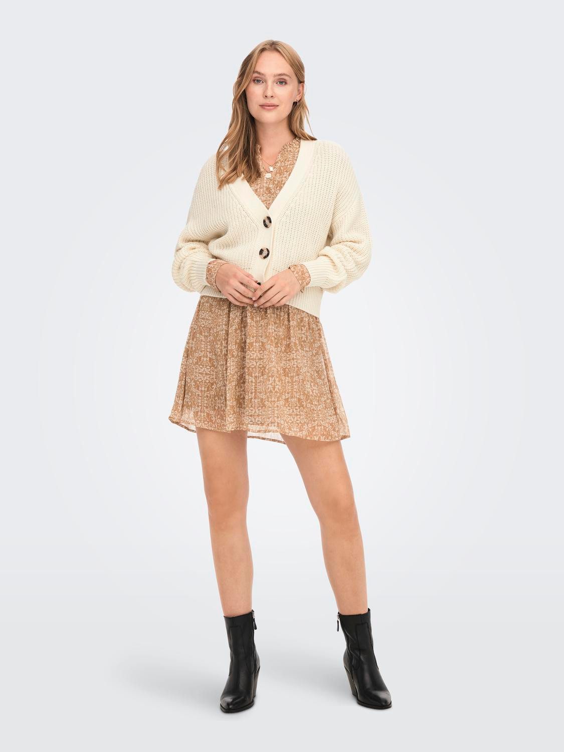 JDY Strickjacke JDYJUSTY L/S SHORT CARDIGAN KNT NOOS – Bild 4 von 5