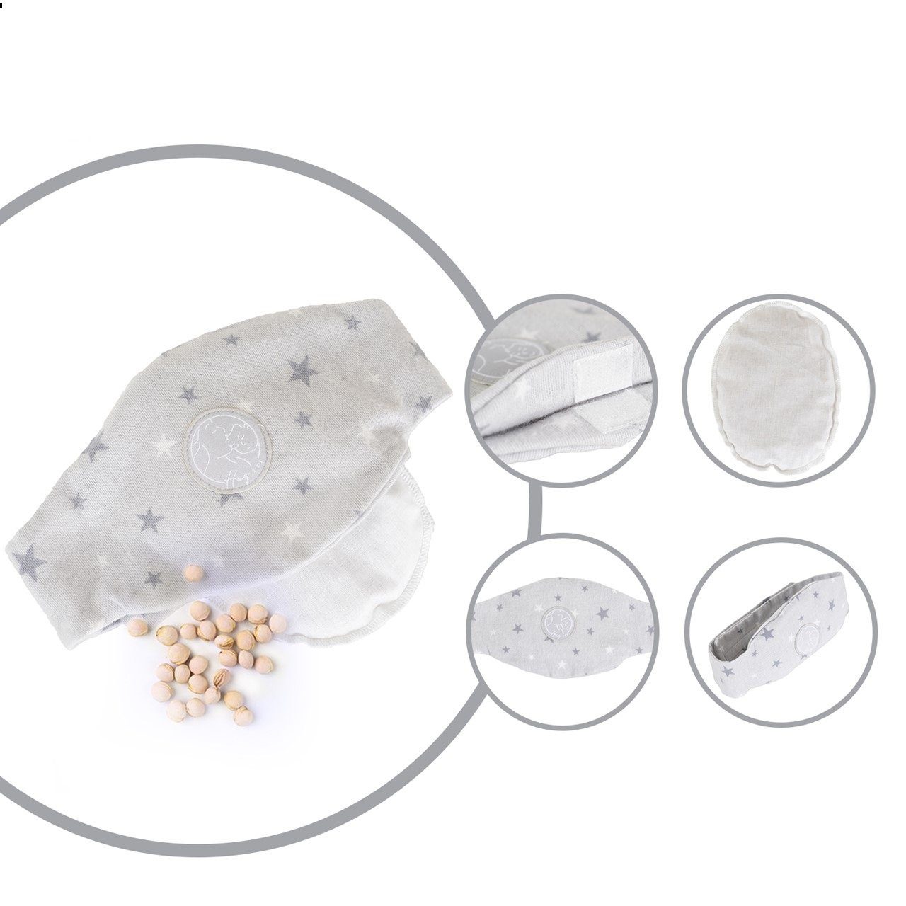 Moni Babykissen Baby Anti-Kolik-Gürtel, Kirschkernkissen, Wärmekissen, Ther günstig online kaufen