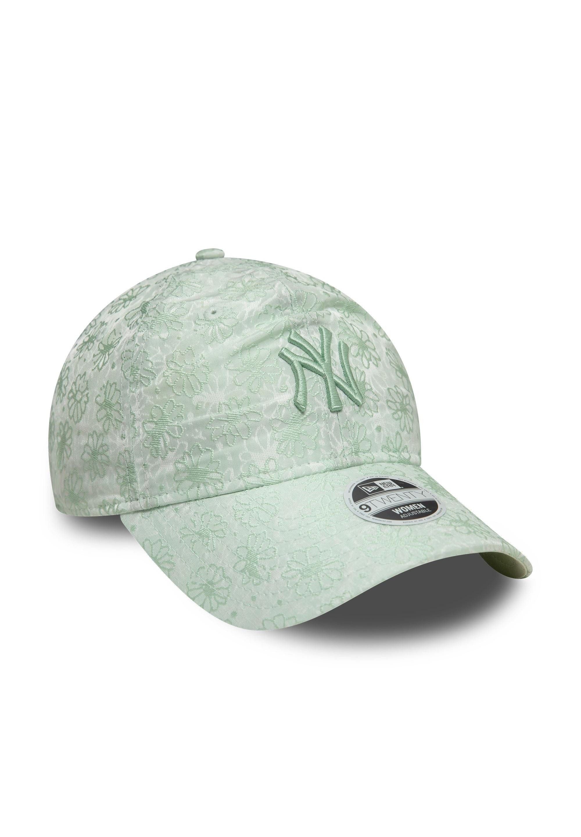 New Era Baseball Cap New York Yankees MLB Womens Floral Grün Verstellbare 9Twenty Damen Cap (1-St)