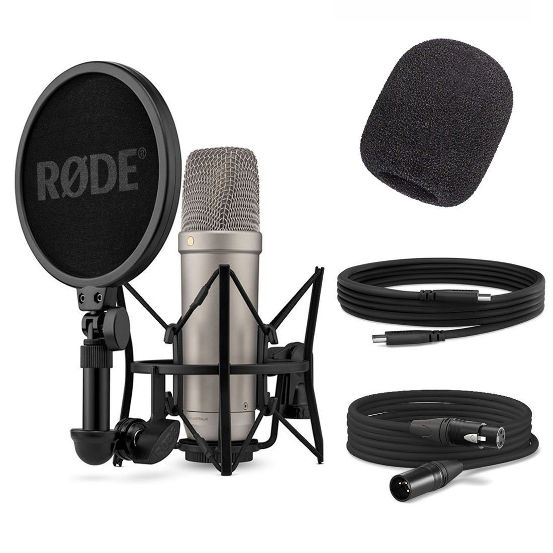 RODE Microphones Mikrofon NT1 5th Generation XLR USB Mikrofon mit Popfilter