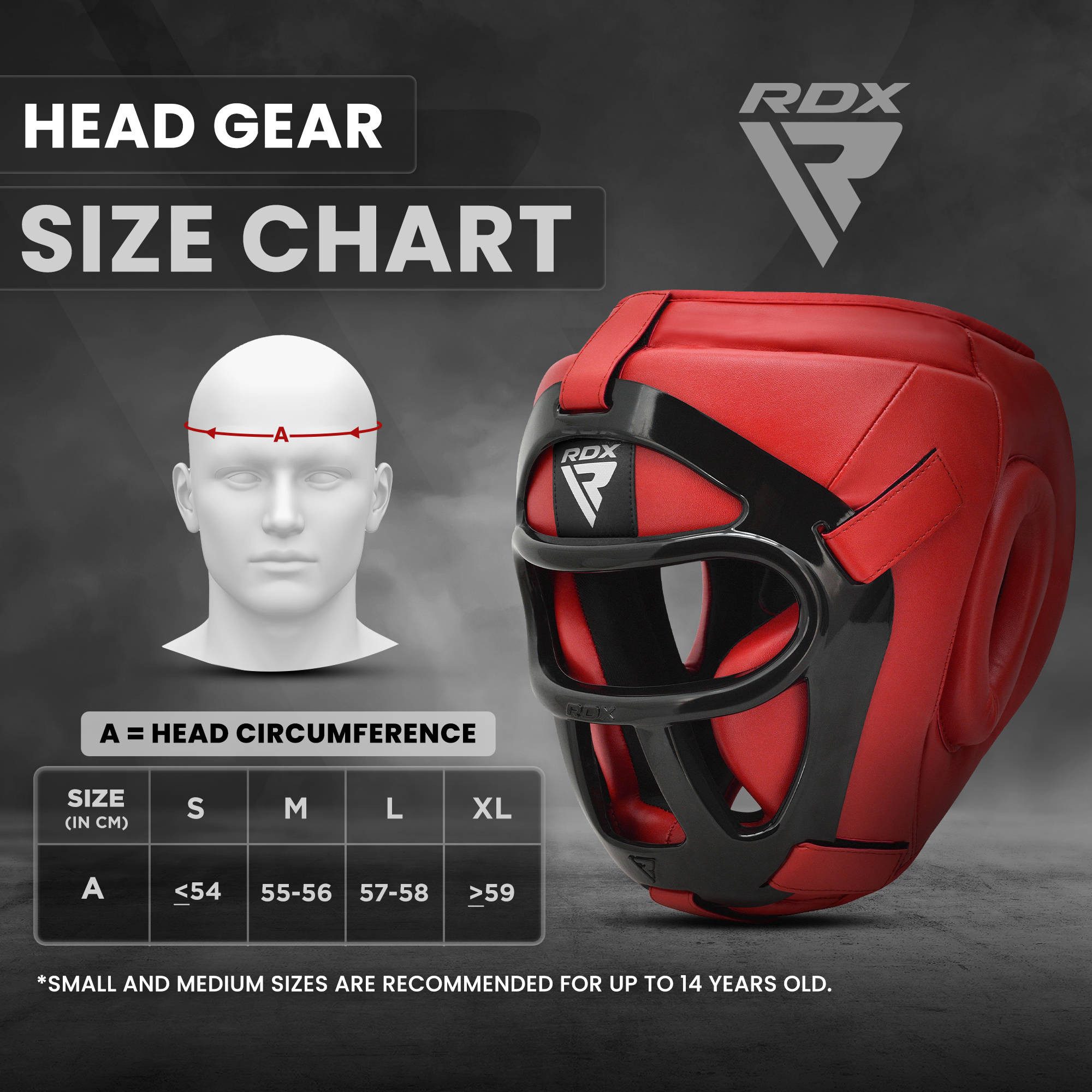 RDX Sports Kopfprotektor RDX Grill Kopfbedeckung Helm Boxen Kampfsport Ausrüstung MMA Protector