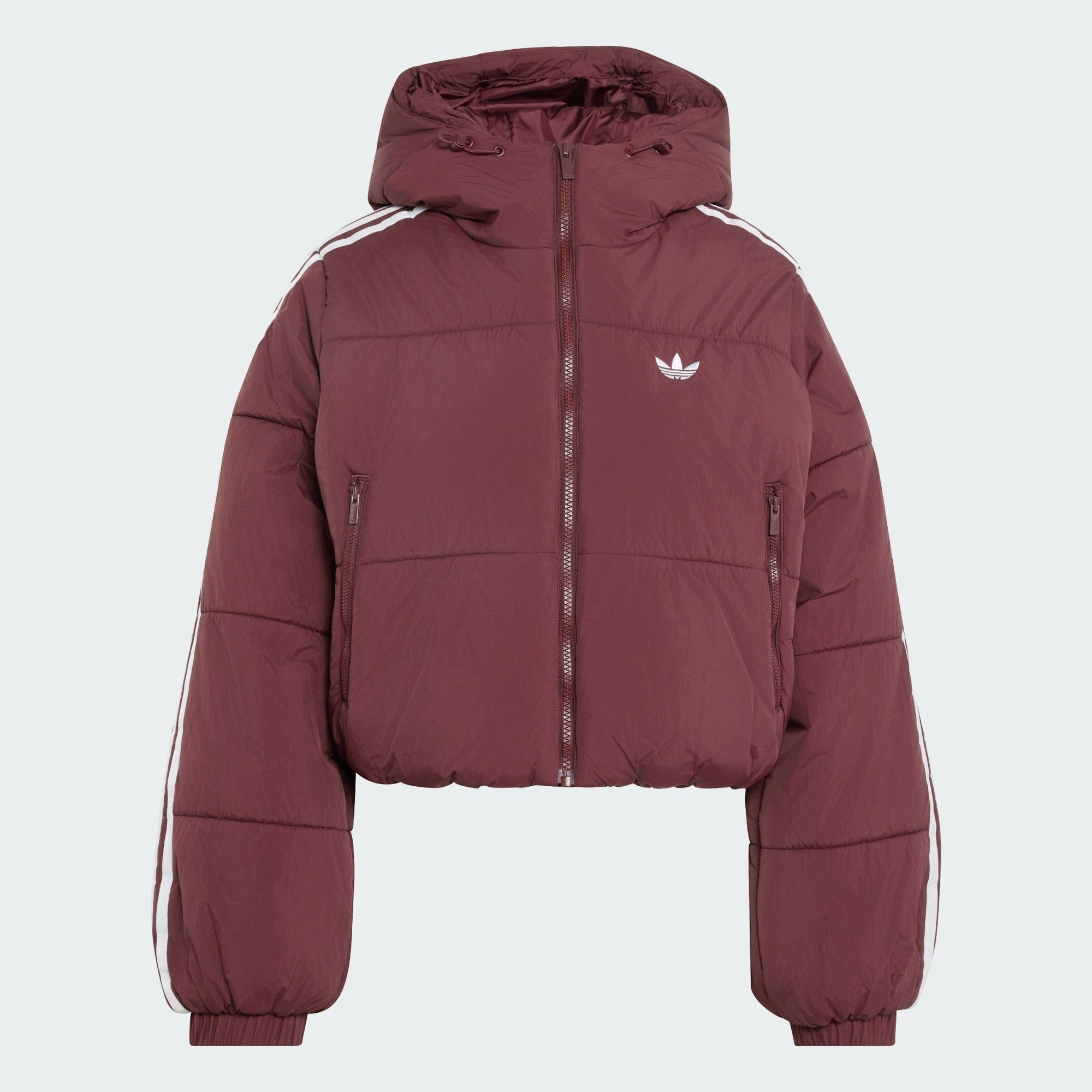 adidas Originals Steppjacke ADICOLOR PUFFER JACKE, KÜRZER GESCHNITTEN, KAPUZE (1-St) – Bild 3 von 5