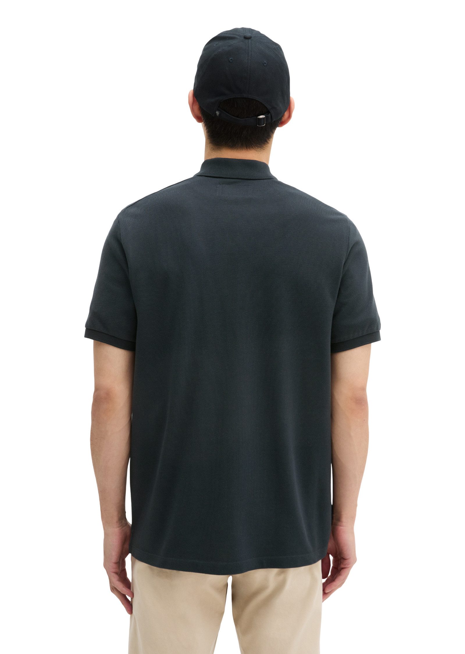 Marc O'Polo Poloshirt aus reiner Bio-Baumwolle