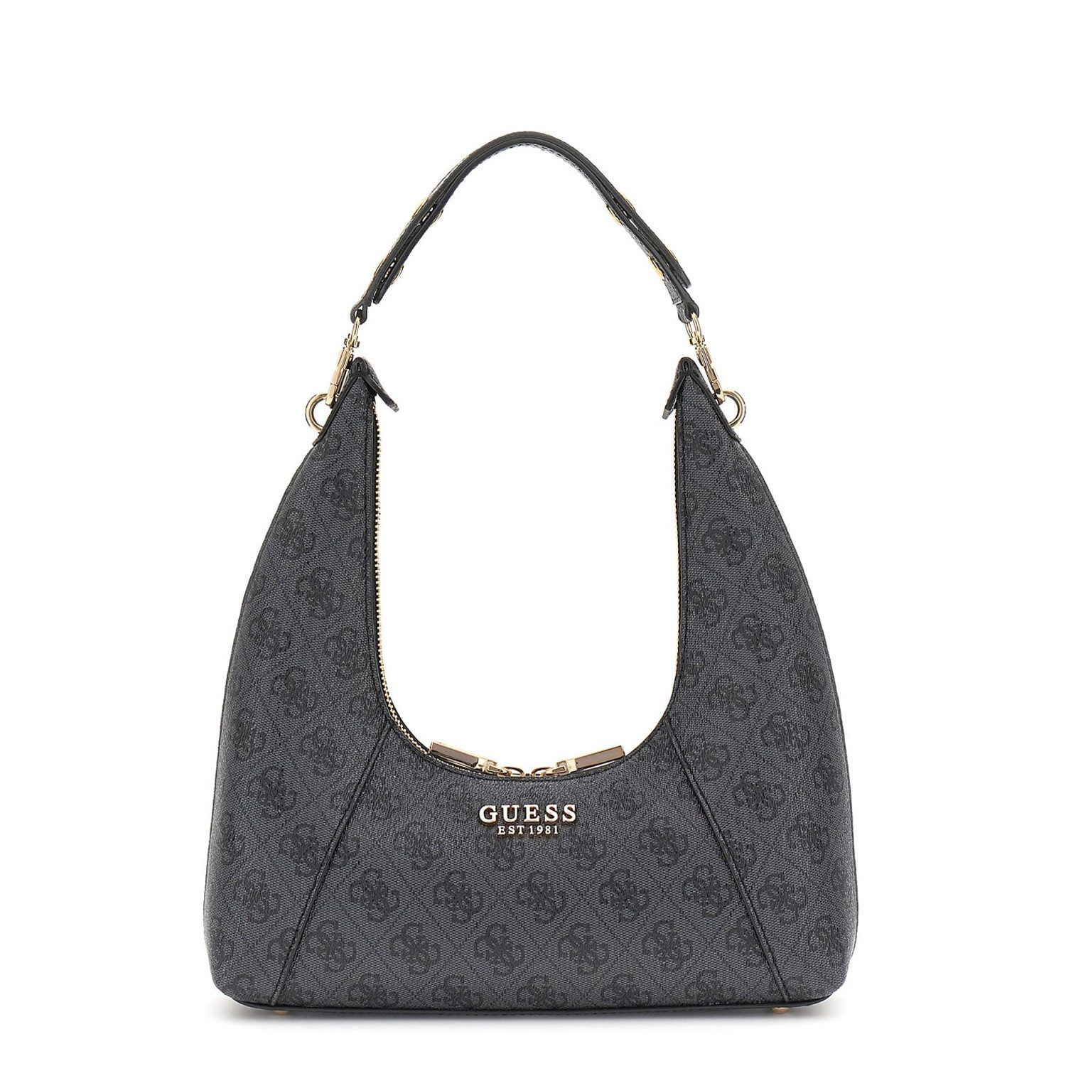 Guess Umhängetasche GUESS Handtasche Calista Coal Logo (1, 1-tlg., 1)
