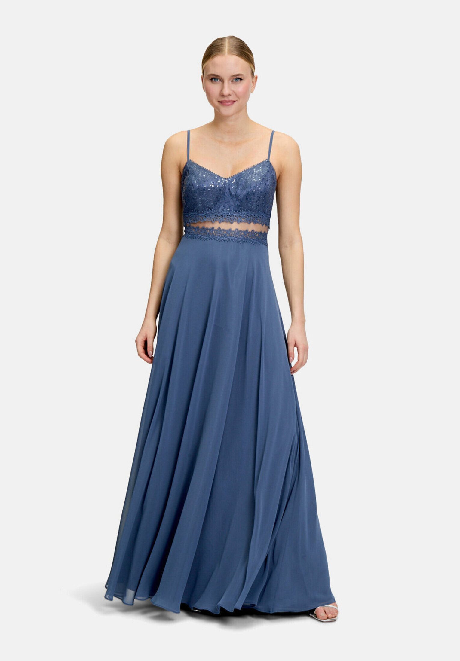 Vera Mont Abendkleid Damen mit Spitze Dekoelemente