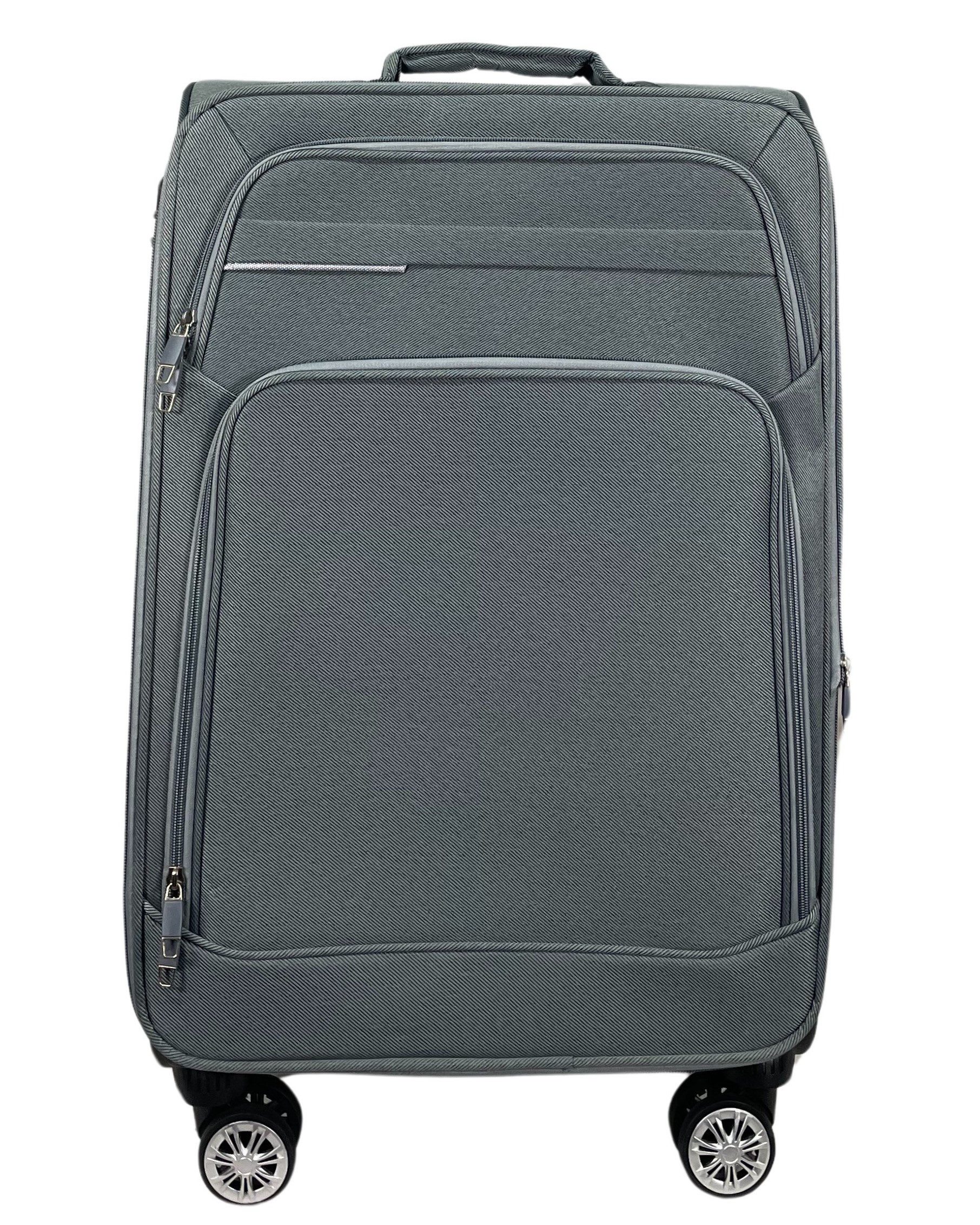 My Travel Bag Koffer 3090 Stoffkoffer 4-Rollen Trolley Reisekoffer Tasche Reisetasche, inkl. Dehnungsfuge und 360° Rolle