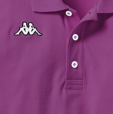 Kappa Poloshirt luftig-leichtes Gewebe aus reiner Naturfaser