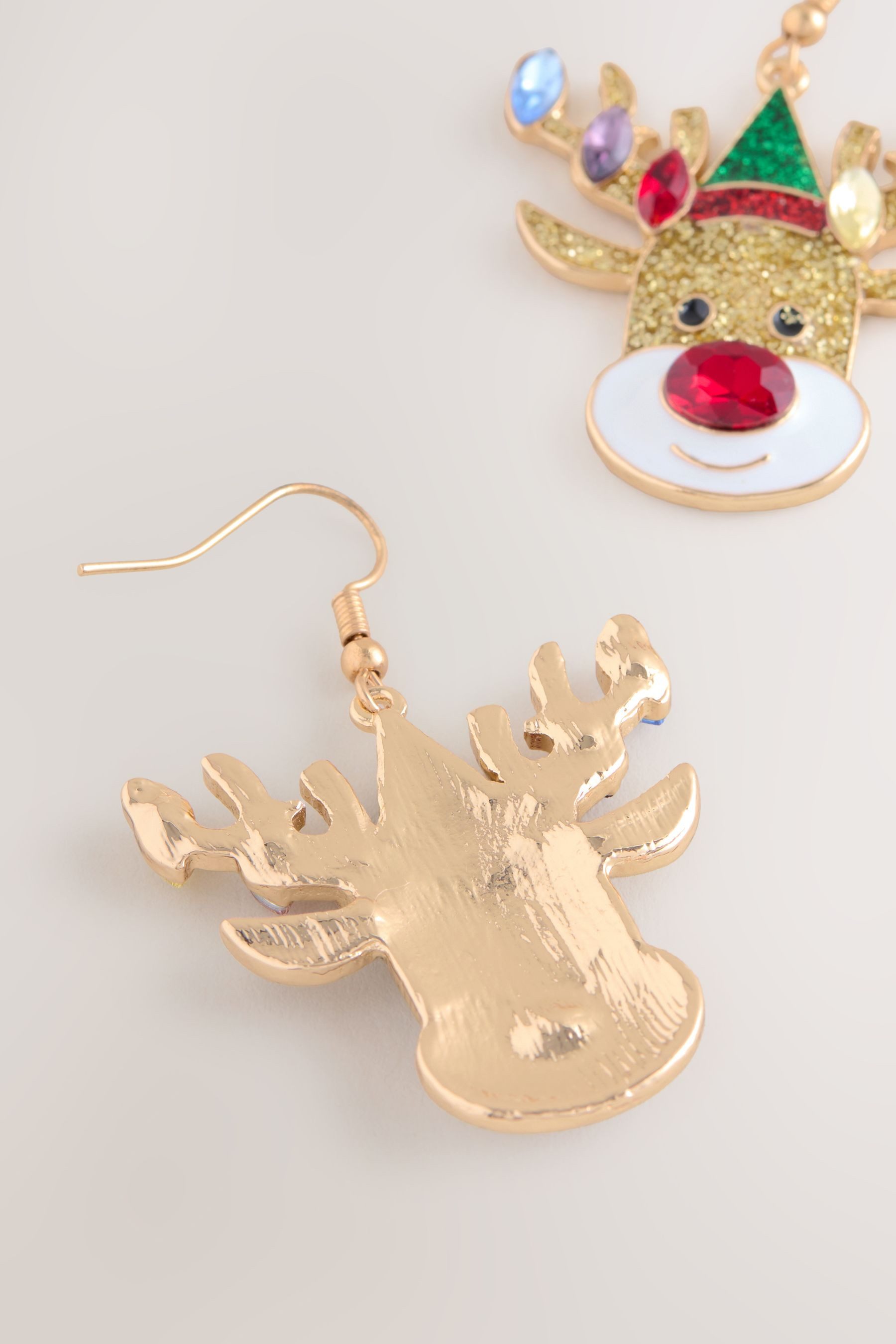 Next Paar Ohrhänger Weihnachtsohrringe mit Rentierdesign günstig online kaufen