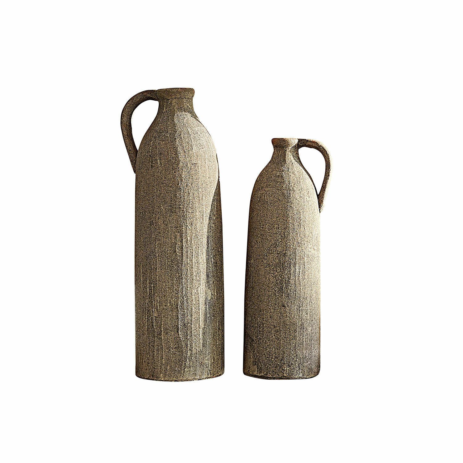 Mirabeau Tischvase Vase 2er Set Kalidaan terrakotta