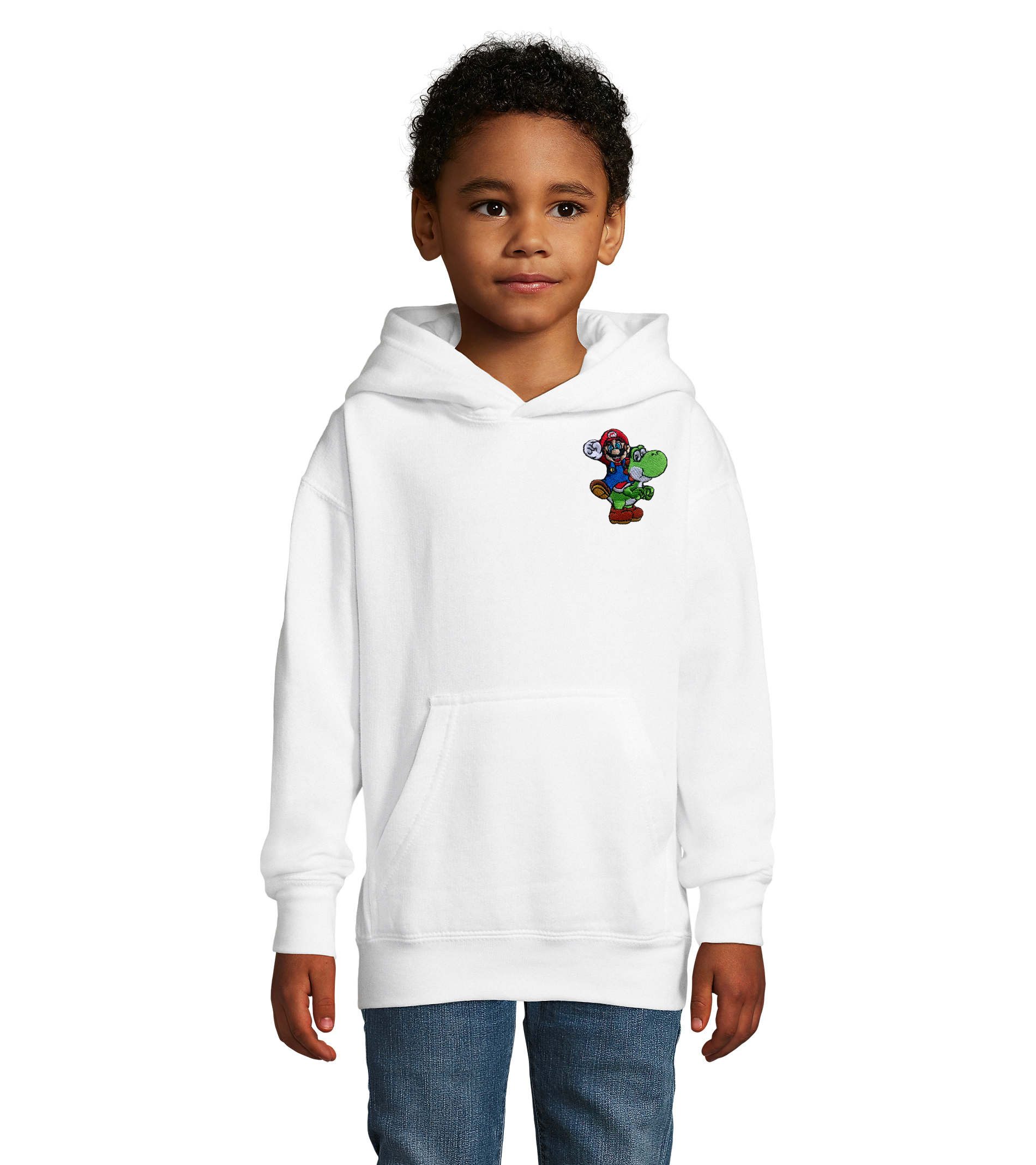 Hoodie Mario Luigi Toad Super Wario Yoshi Peach Patch Kinder Kapuzenpullover
