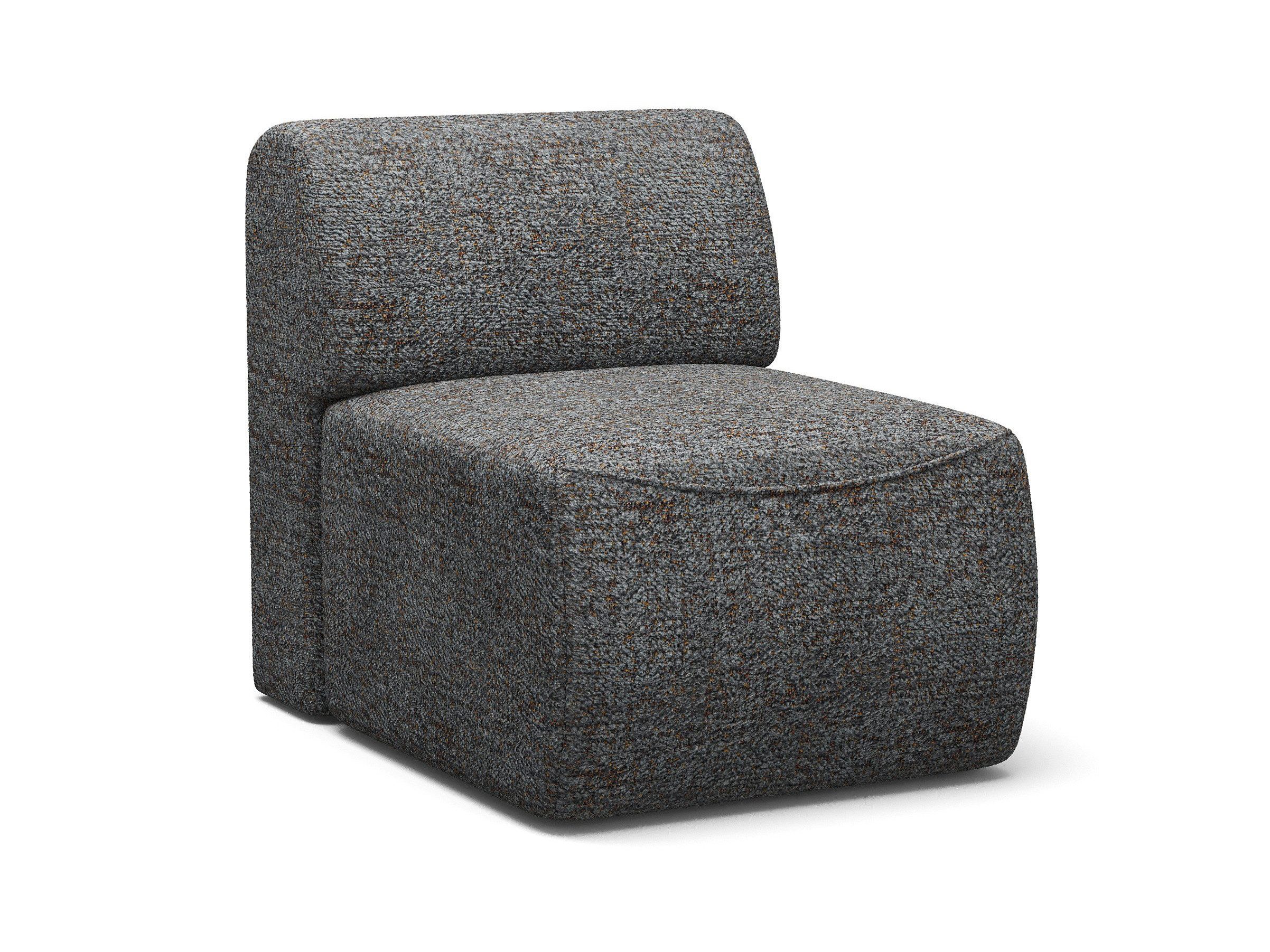 Beautysofa Sofa-Mittelelement Sessel MALMO Sofa-Mittelelement (Modulares Sofaelement mit Rückenlehne), Individuell kombinierbare Sofamodule