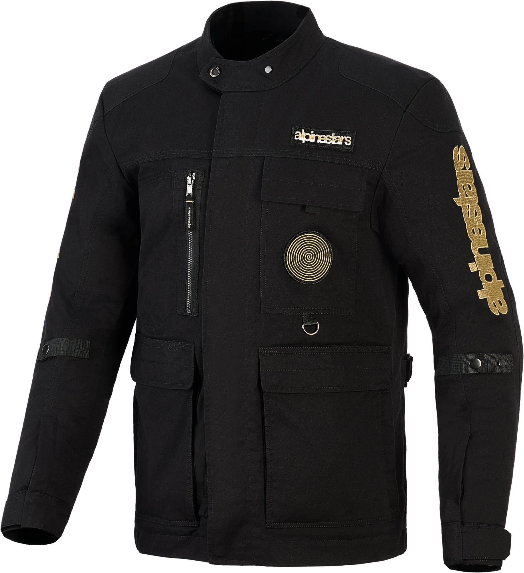Alpinestars Motorradjacke Dice Motorrad Textiljacke Airbag vorbereitet,Ellenbogenprotektoren enthalten,Schulterprotek