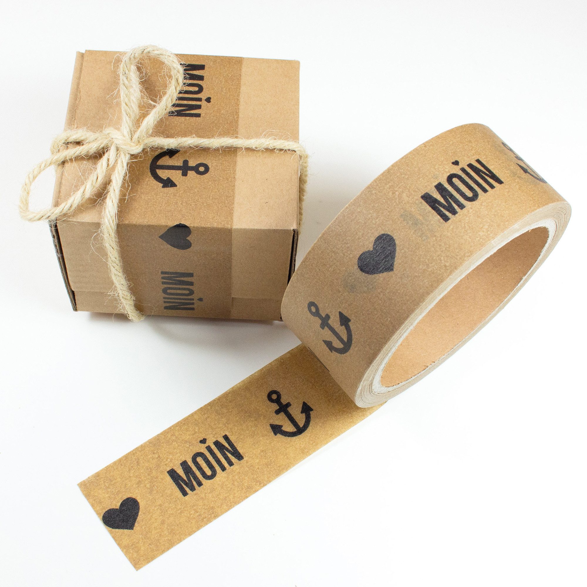 Klebeband Papierklebeband Moin-Anker-Herz
