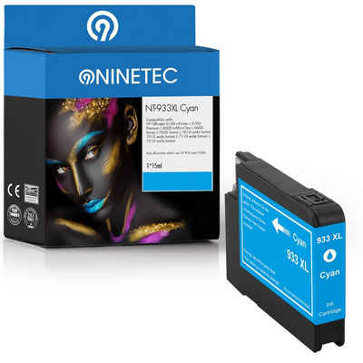 NINETEC ersetzt HP 933XL 933 XL Cyan (CN054AE) Tintenpatrone