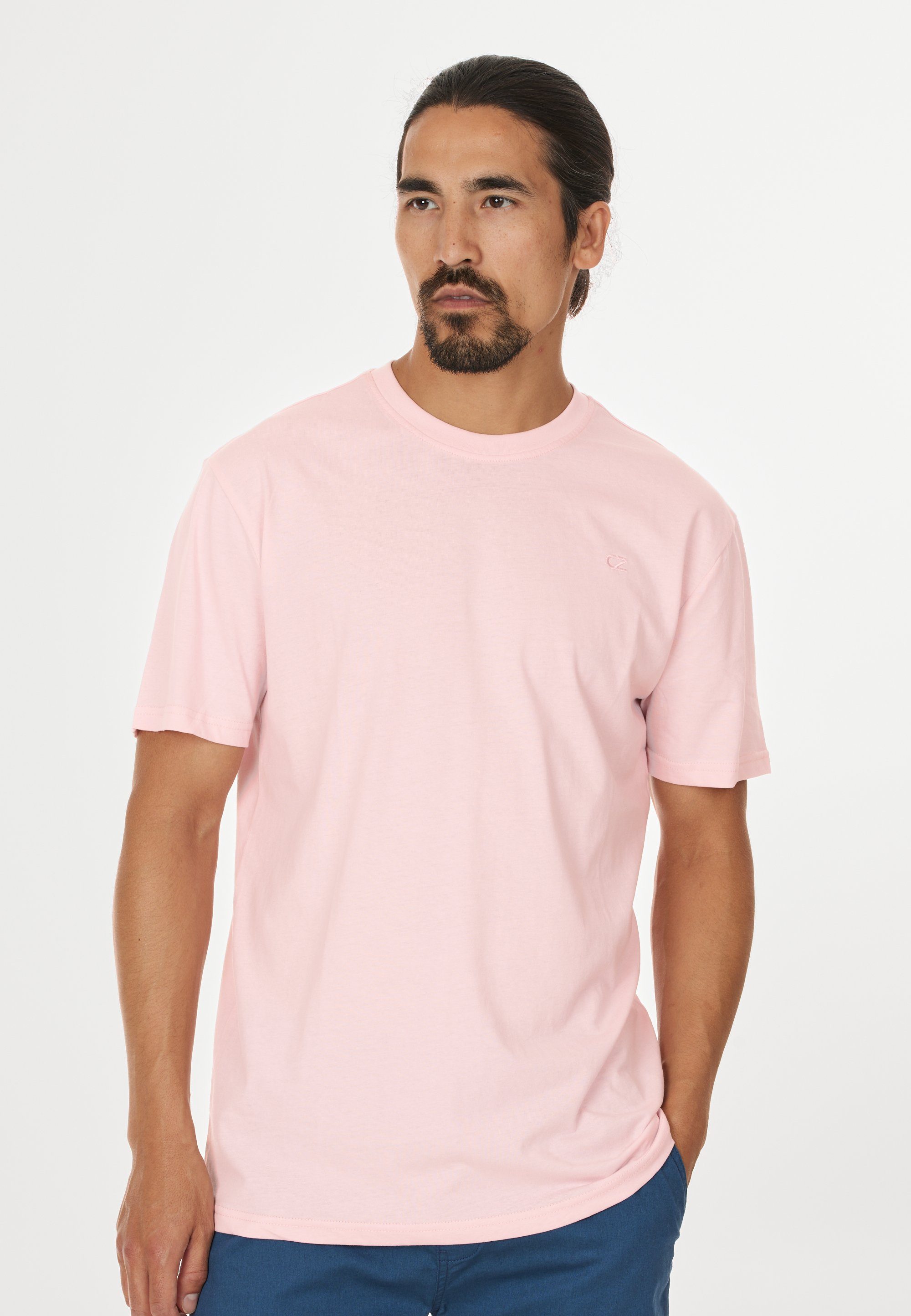 CRUZ T-Shirt Highmore aus reiner Baumwolle rosa