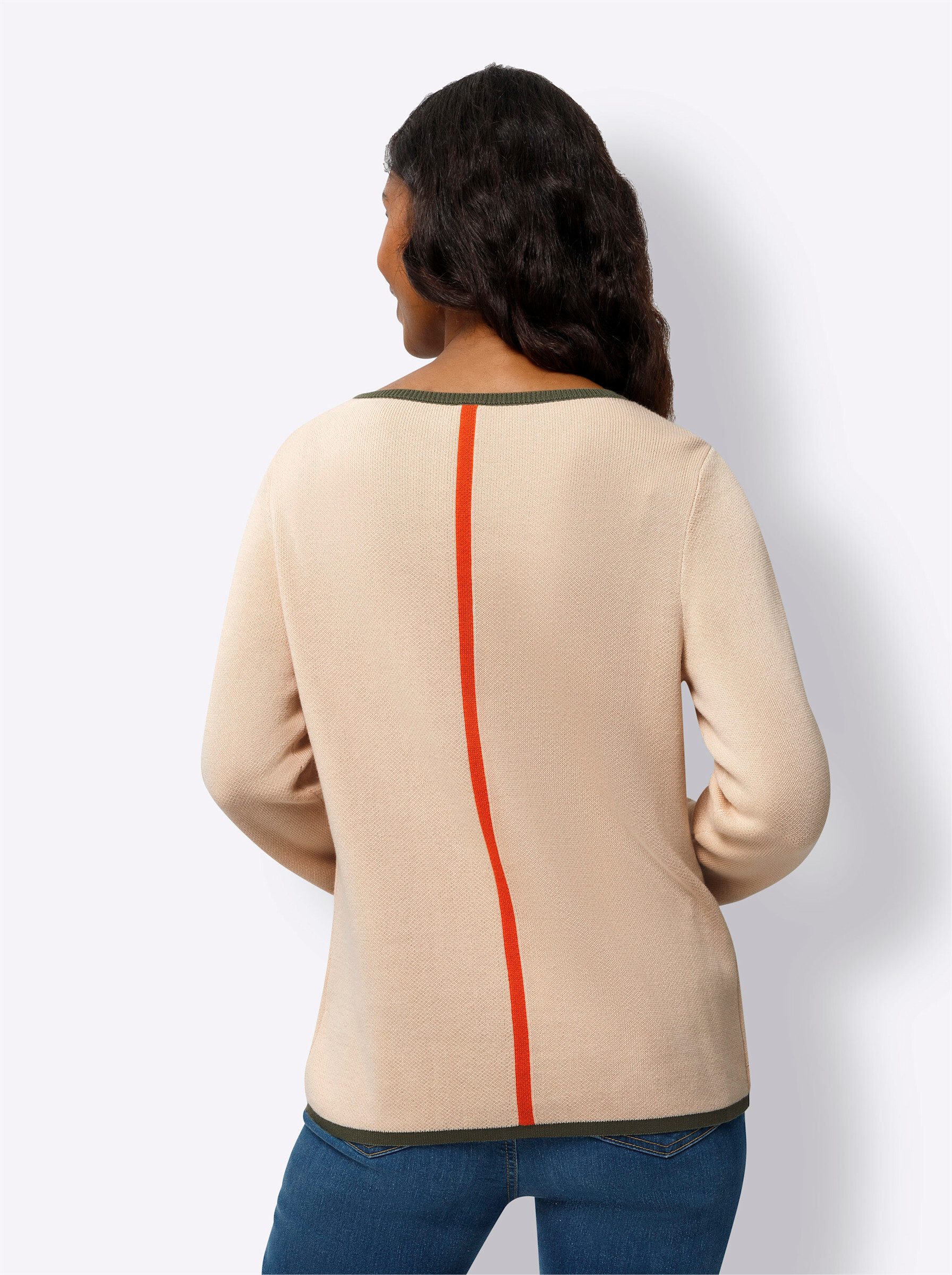 heine Strickpullover Pullover Langarm Jacquard