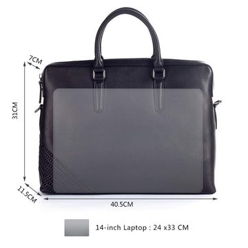 Zedelmaier Laptoptasche Zedelmaier Vintage Ledertasche Aktentasche Businesstasche Laptoptasche