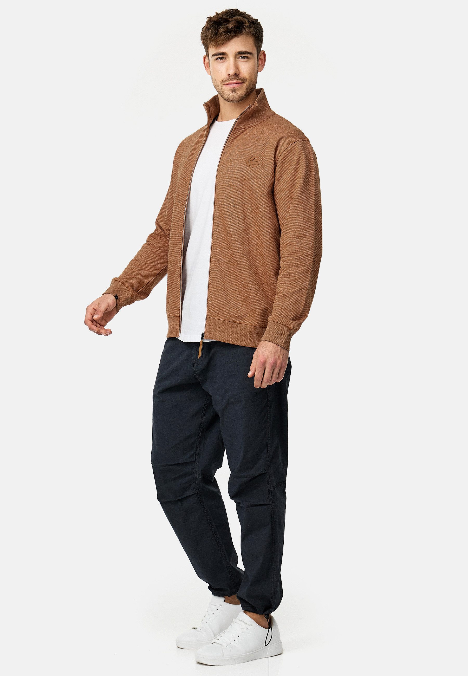 Indicode Sweatjacke Herren INYanic Herrenjacke Reißverschluss