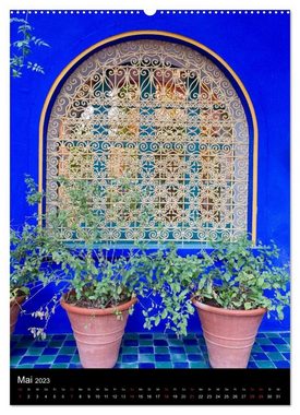 CALVENDO Wandkalender Marokkos Fenster (Premium, hochwertiger DIN A2 Wandkalender 2023, Kunstdruck in Hochglanz)