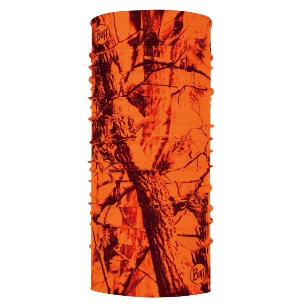 Buff Multifunktionstuch CoolNet UV+ Tuch UV-Schutz, atmungsaktiv, Camo/Orange