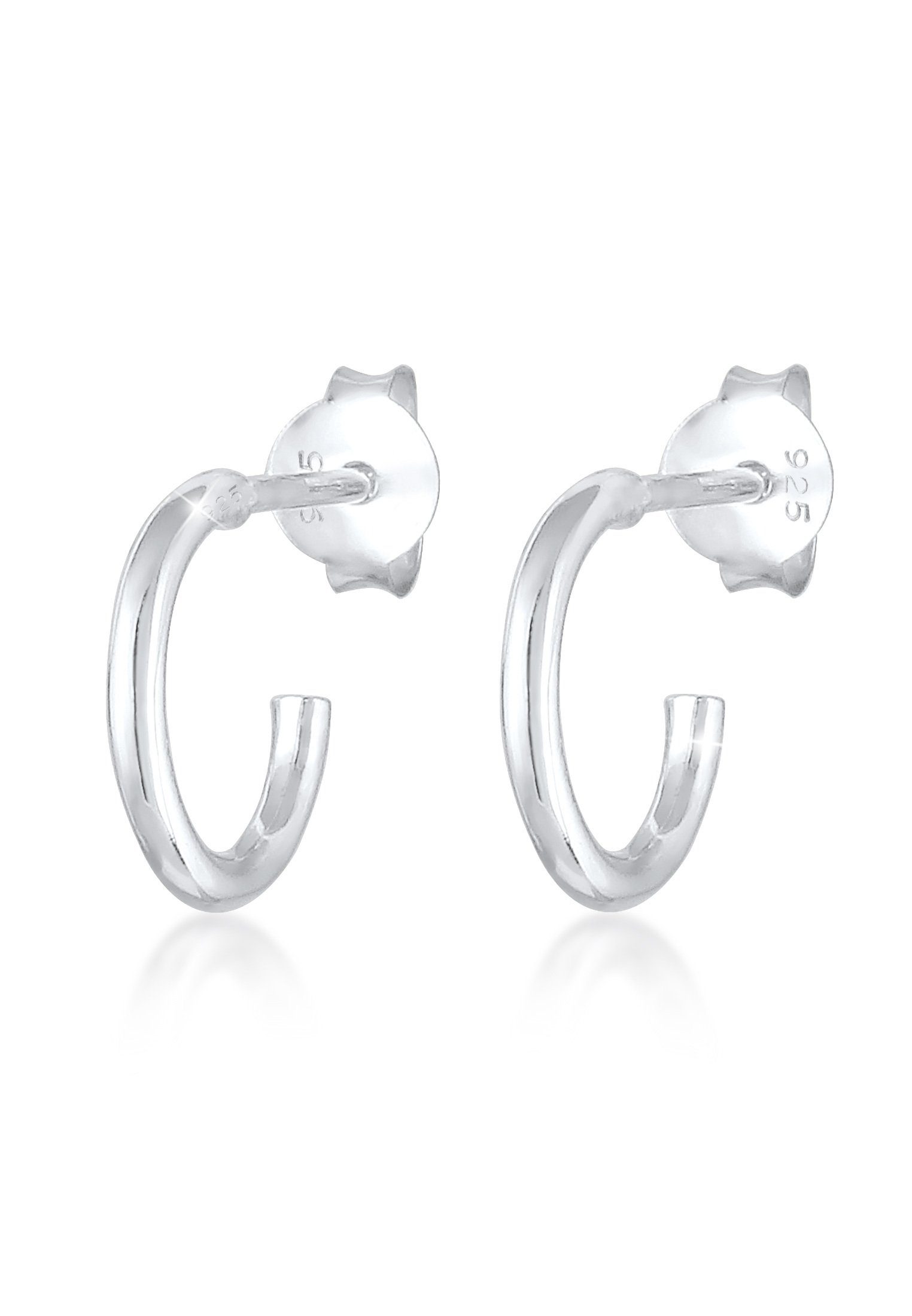 Paar Creolen Ohrstecker Creolen 925 Sterling Silber
