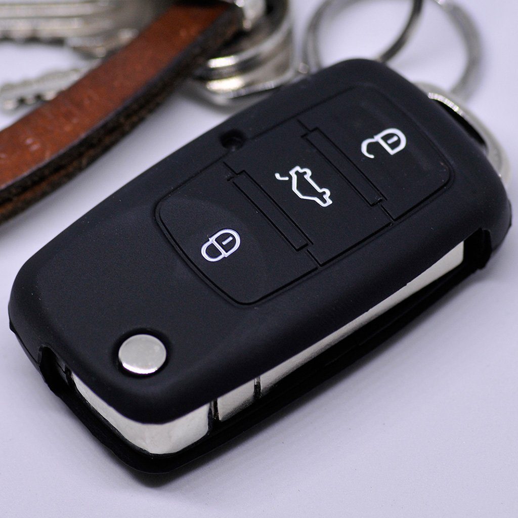mt-key Schlüsseltasche Autoschlüssel Softcase Silikon Schutzhülle günstig online kaufen