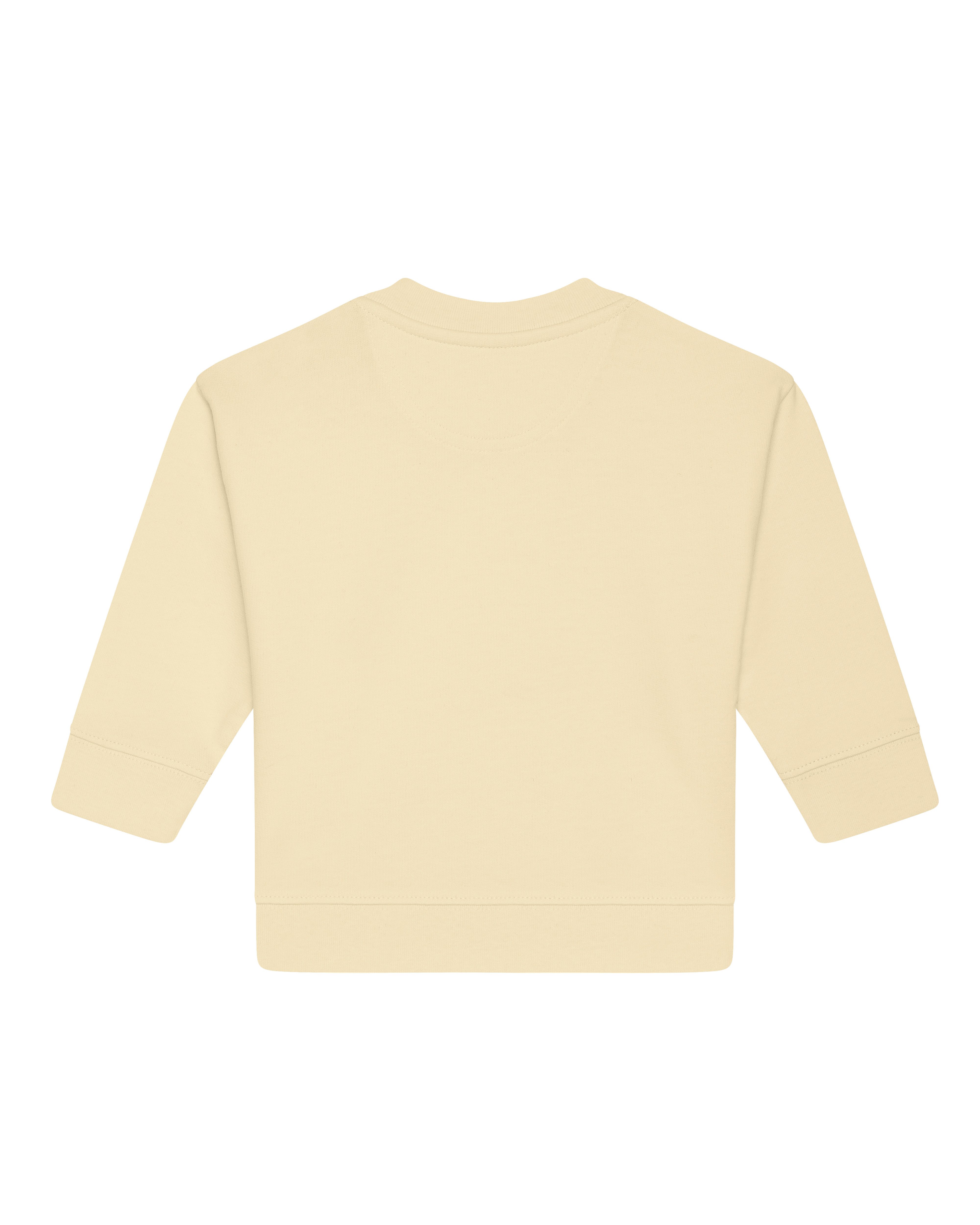 Sitztgut Sweatshirt Baby Sweatshirt aus Bio-Baumwolle (1-tlg) Schulterknopfleiste mit Druckknöpfen