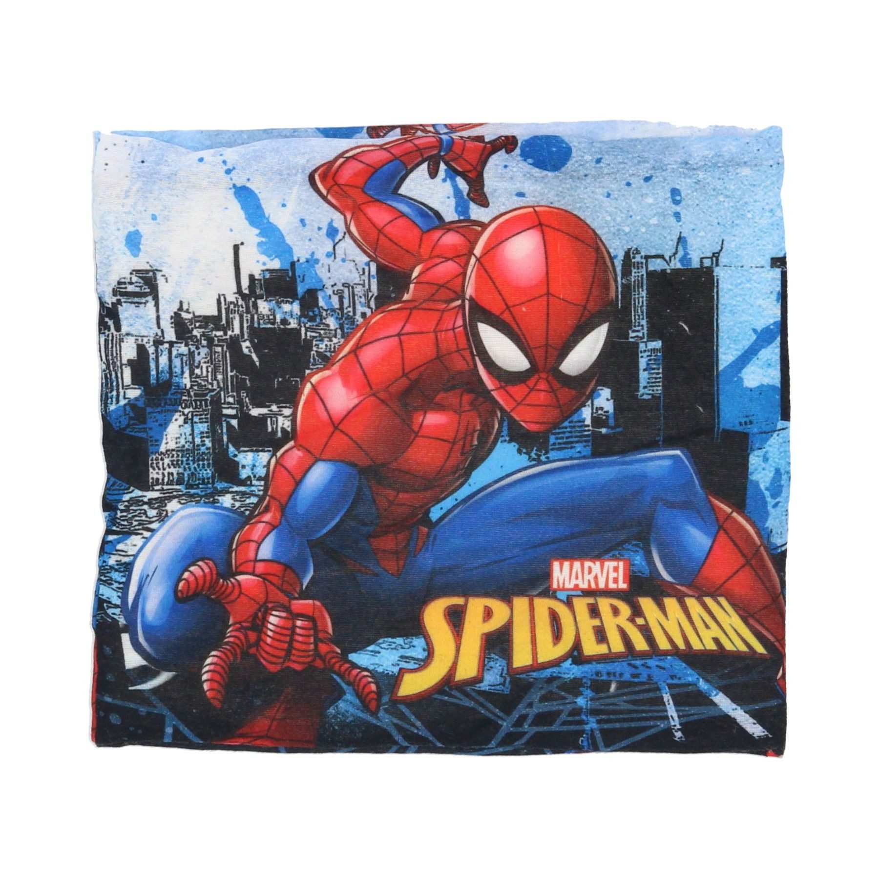Spiderman Mütze & Schal Kinderschal Onesize – Warmer Halstuch-Schal für Kinder