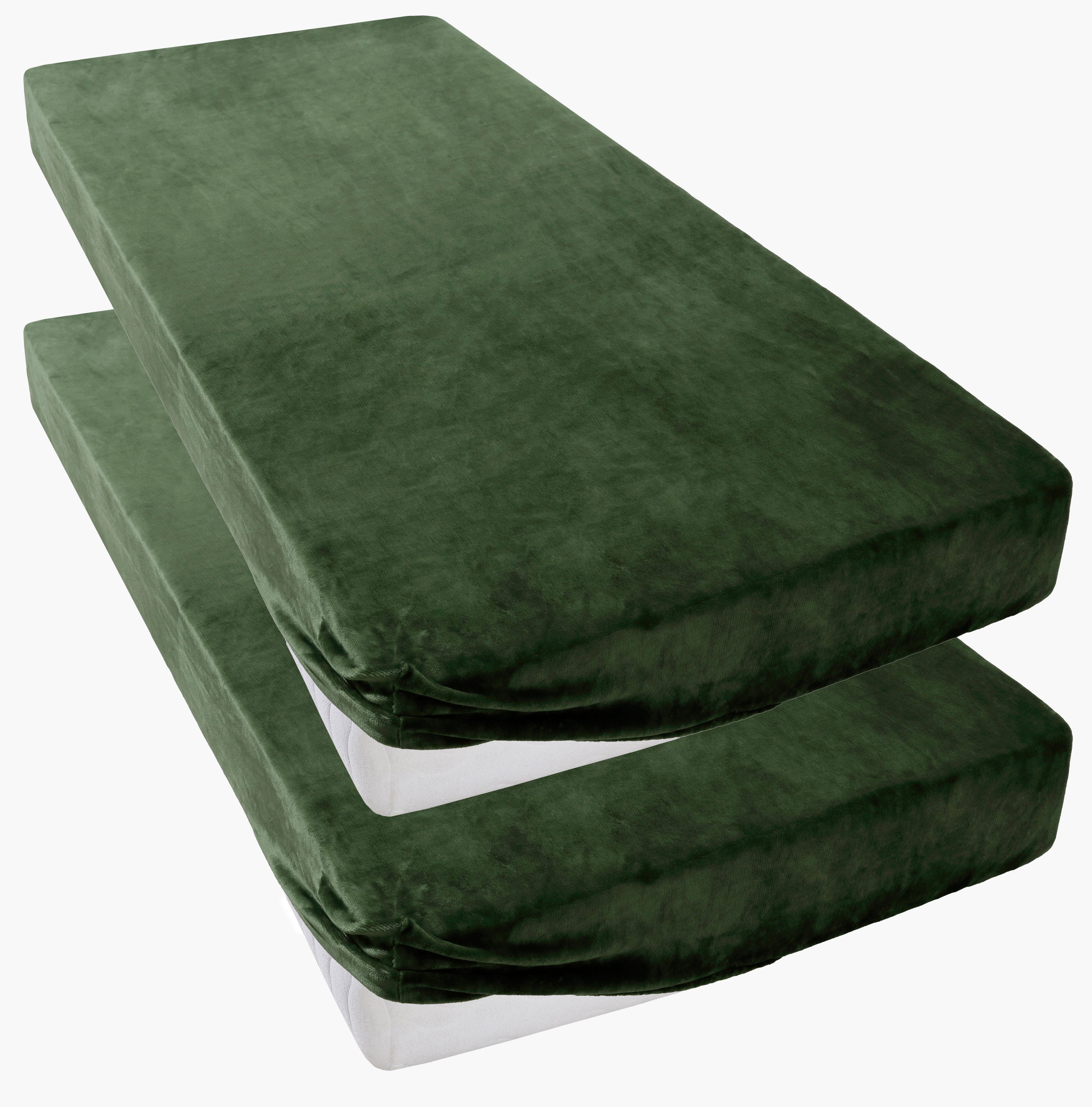 my home Простыни Desner3, Microfaser, Gummizug: rundum, (1 Stück), Mikrofaser, für Matratzen bis 20cm Höhe, Cashmere-Touch, Простыни
