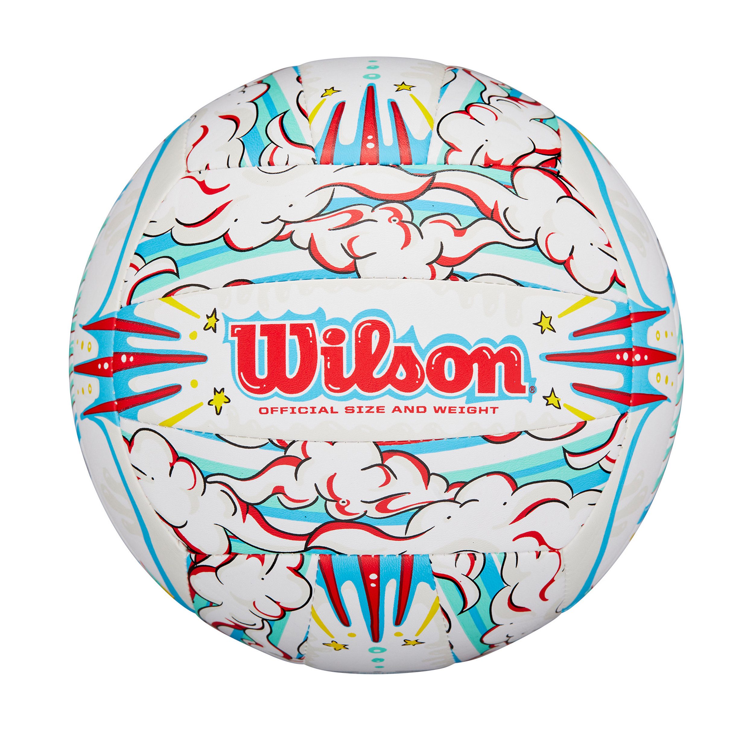 Wilson Volleyball Volleyball GRAFFITI PEACE, mit farbenfrohem Graffiti-Look
