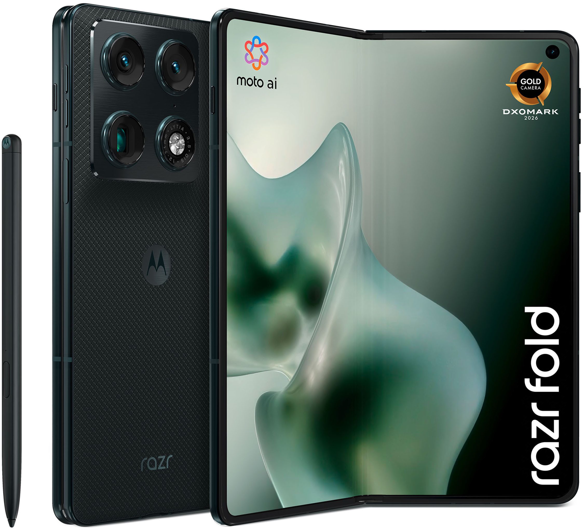 Motorola Razr Fold Smartphone (8,09 Zoll, 512 GB Speicherplatz, 50 MP Kamera)