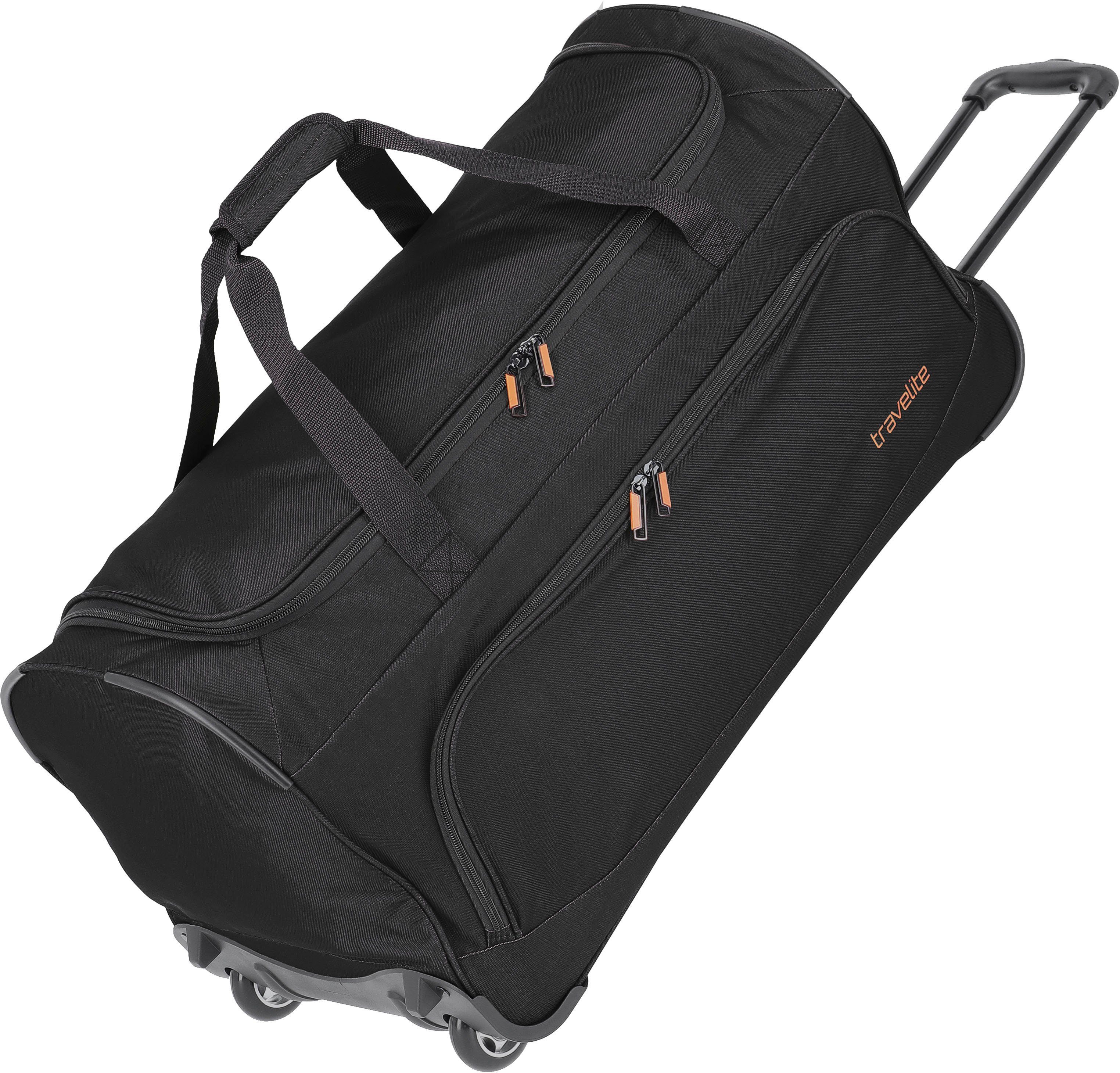 travelite Reisetasche Basics Fresh, 71 cm, schwarz, Duffle Bag Reisegepäck günstig online kaufen