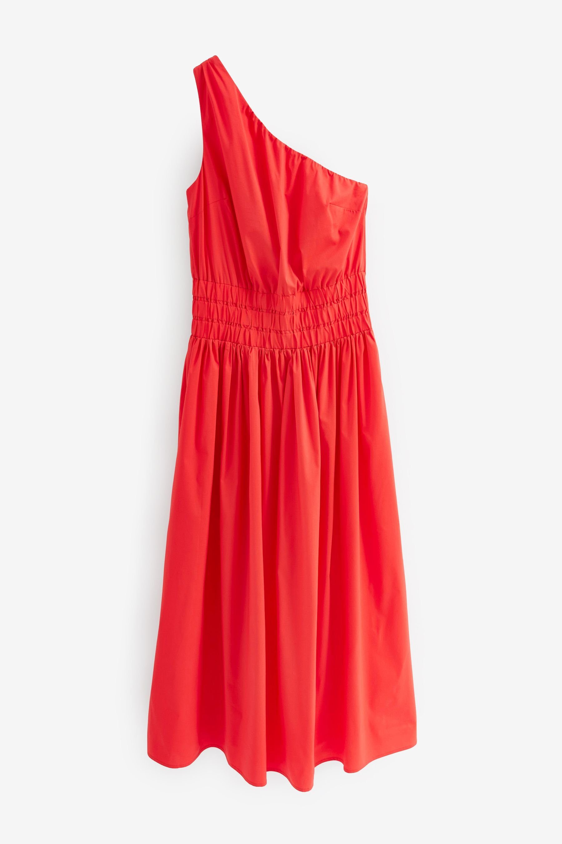 Next One-Shoulder-Kleid Einschulteriges Midikleid mit elastische günstig online kaufen