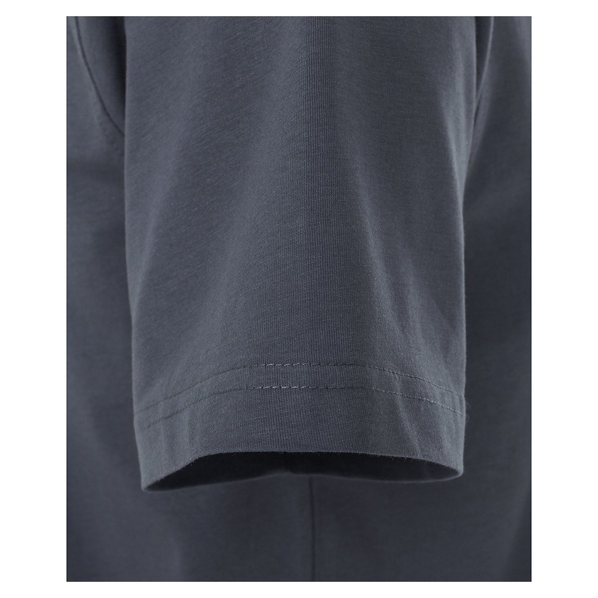 CASAMODA Rundhalsshirt CasaModa Basic T-Shirt anthrazit Übergröße