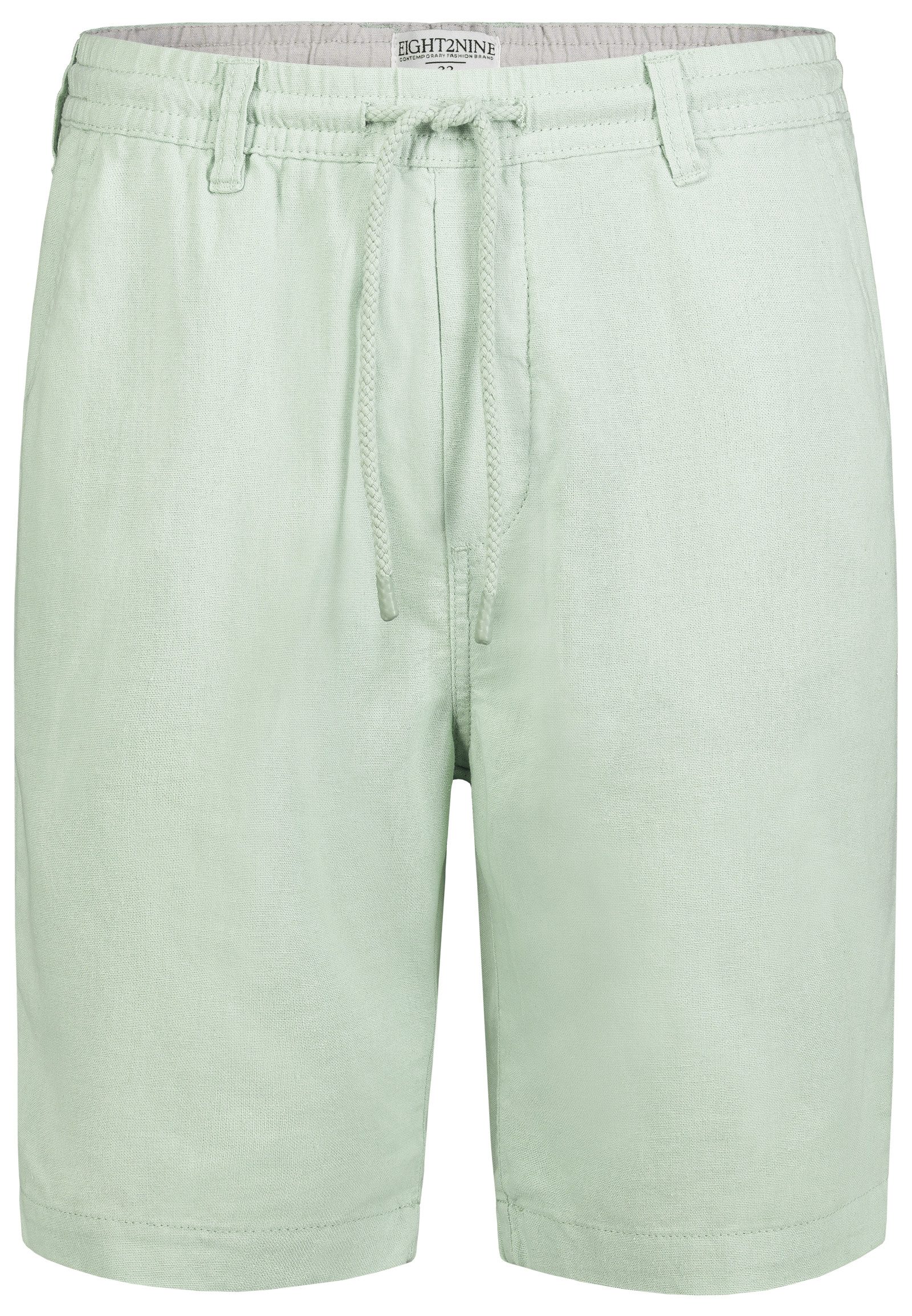 Eight2Nine Chinoshorts Leinen Chino Elastischer Bund günstig online kaufen
