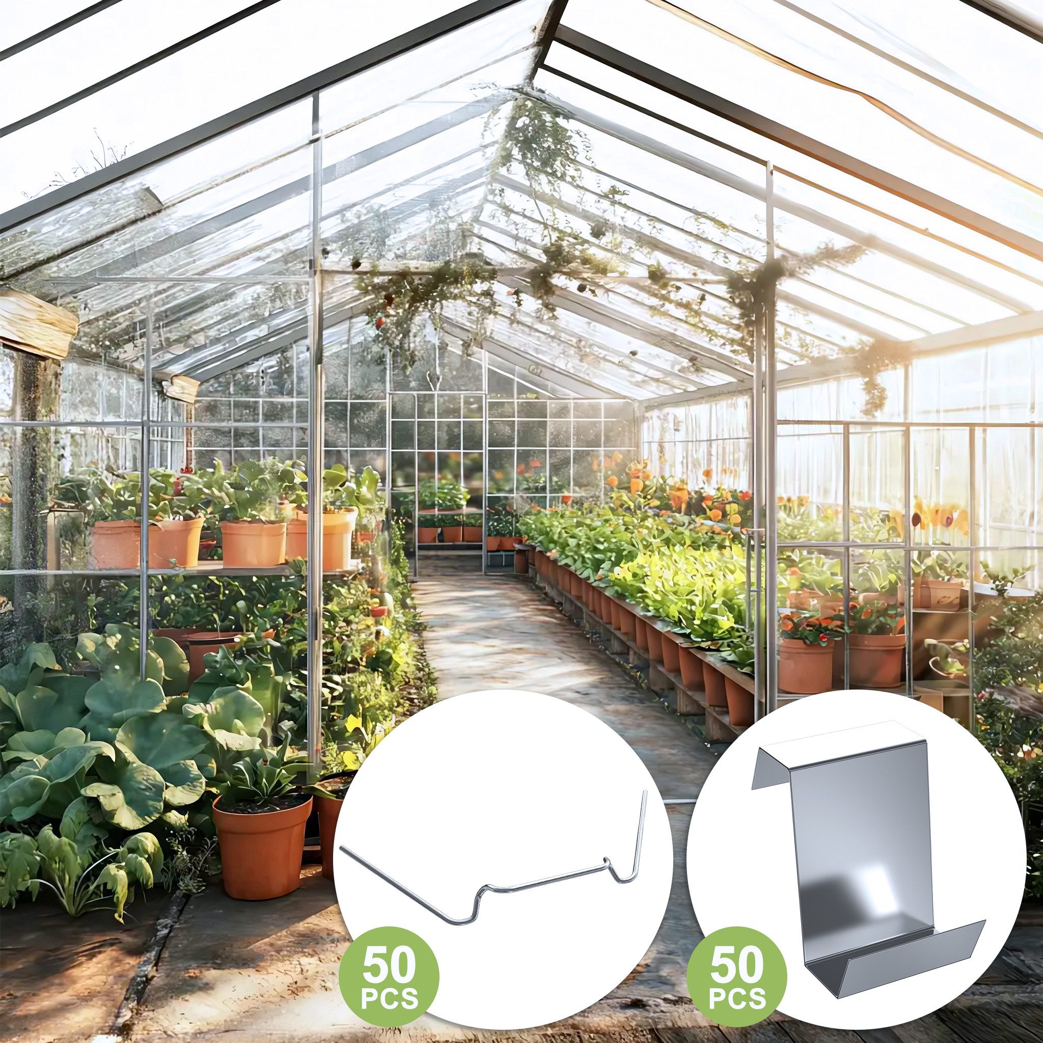 FIVMEN Hohlkammerplatte 14x Polycarbonat Doppelstegplatten 4 mm Transparent 10,25 m², (14-St)