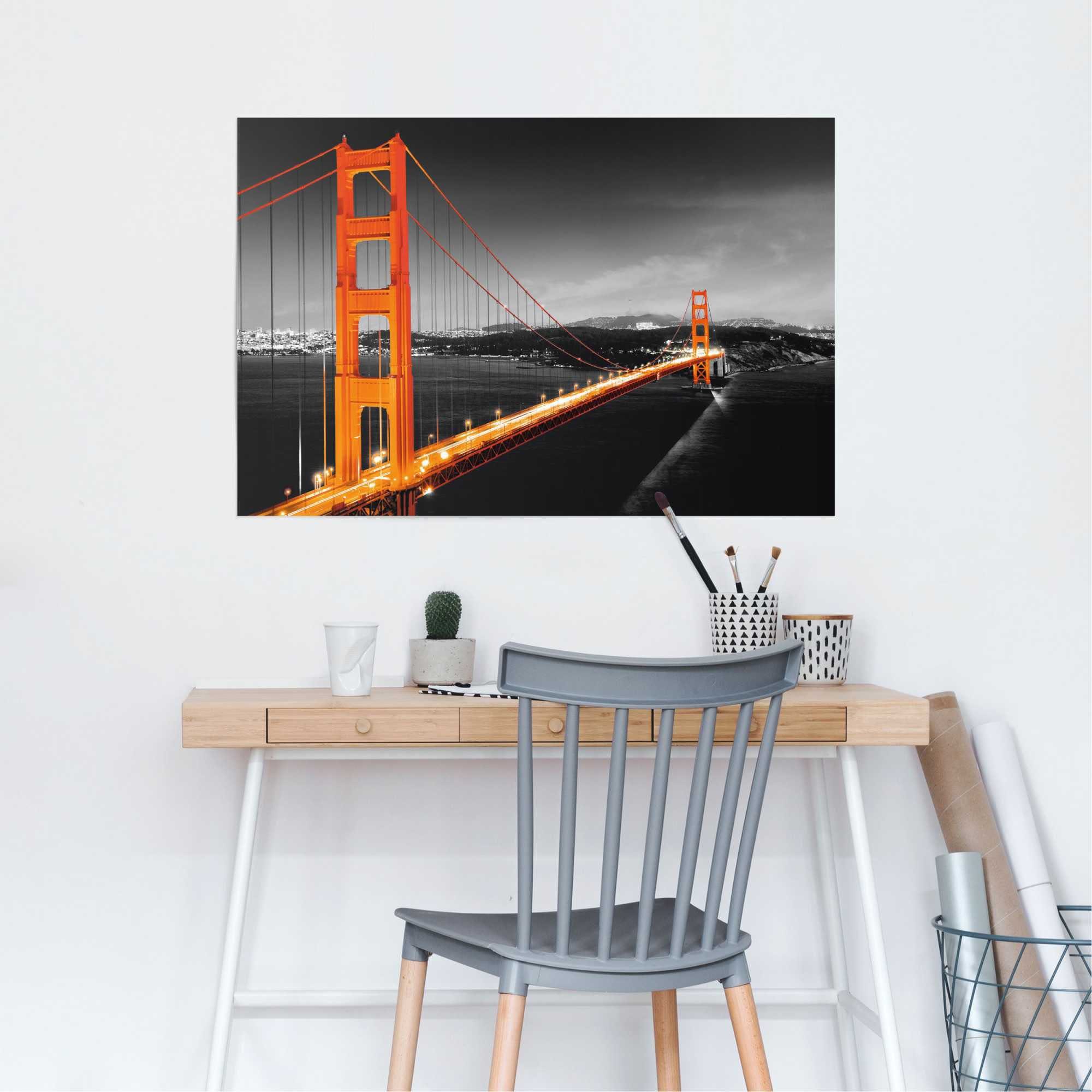 Gate Golden Brücke, Reinders! San Fransisco Poster (1 St)