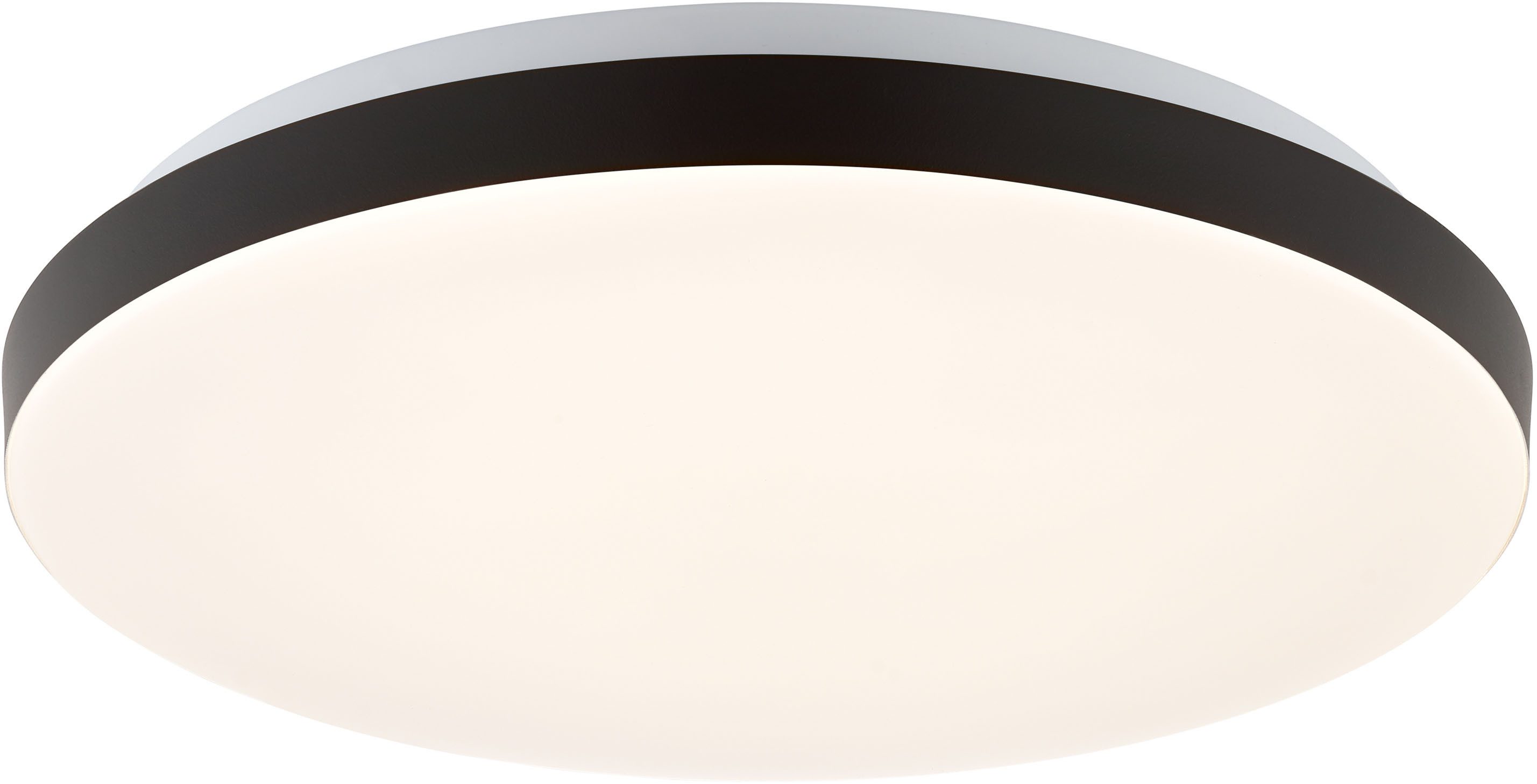 Brilliant LED Deckenleuchte Livio, LED fest integriert, Warmweiß, 3000 Kelvin, weiß/schwarz