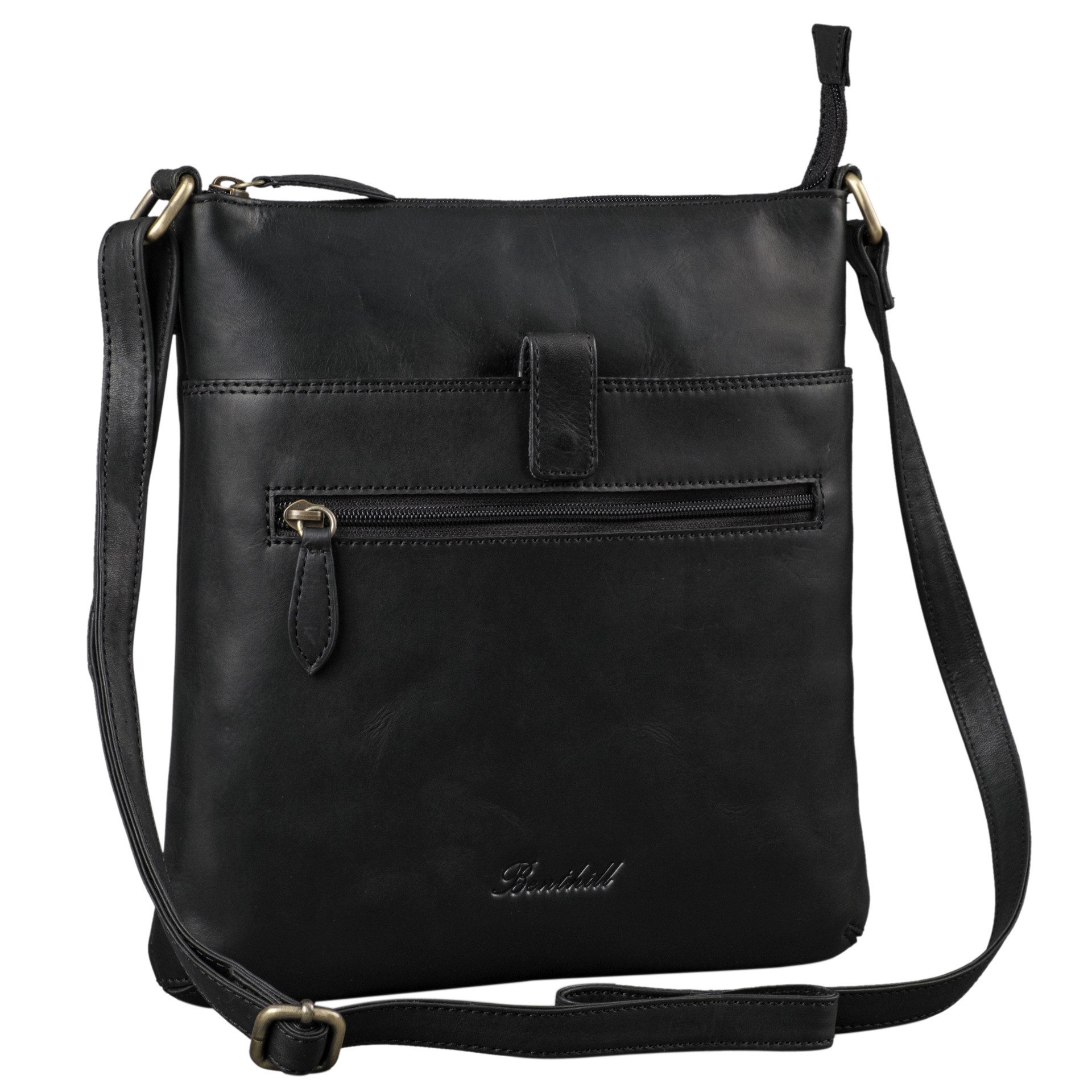 Benthill Umhängetasche Damen Echt Leder Shopper Handtasche Schultertasche B günstig online kaufen