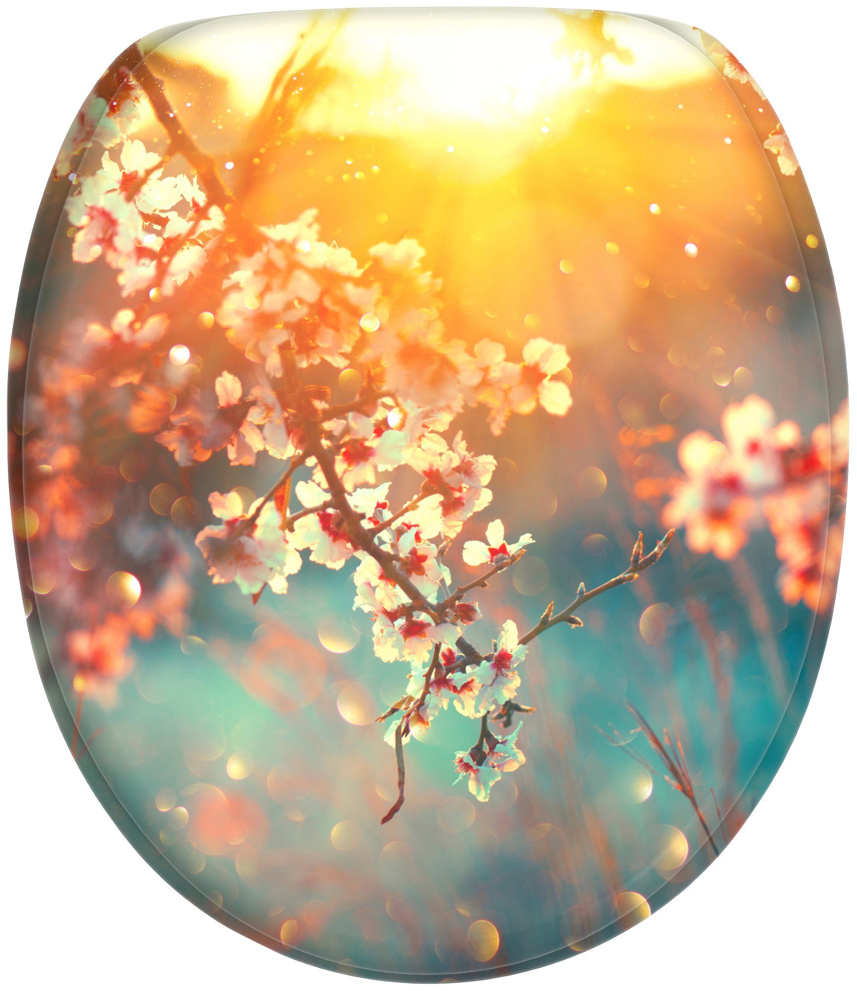 Sanilo WC-Sitz Kirschblüte, mit Absenkautomatik, BxL: 37,7 x 42,0 - 47,0 cm günstig online kaufen