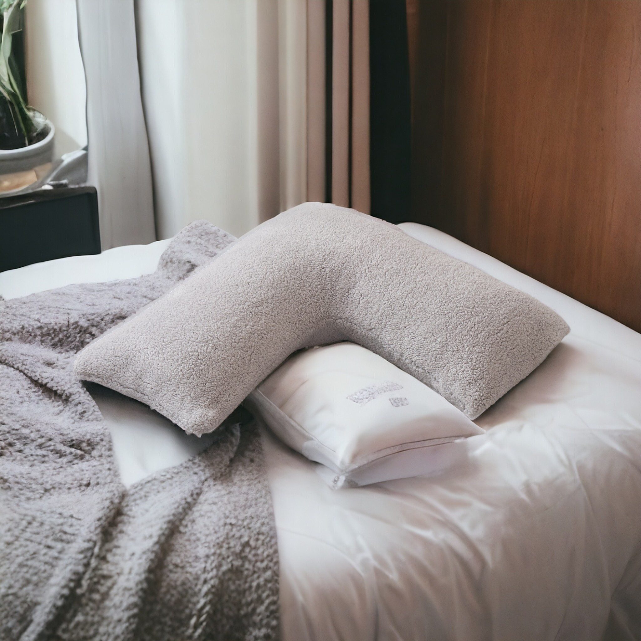 Luxus Wohnkultur Nackenstützkissen "V-förmiges Nackenstützkissen, hergestel günstig online kaufen