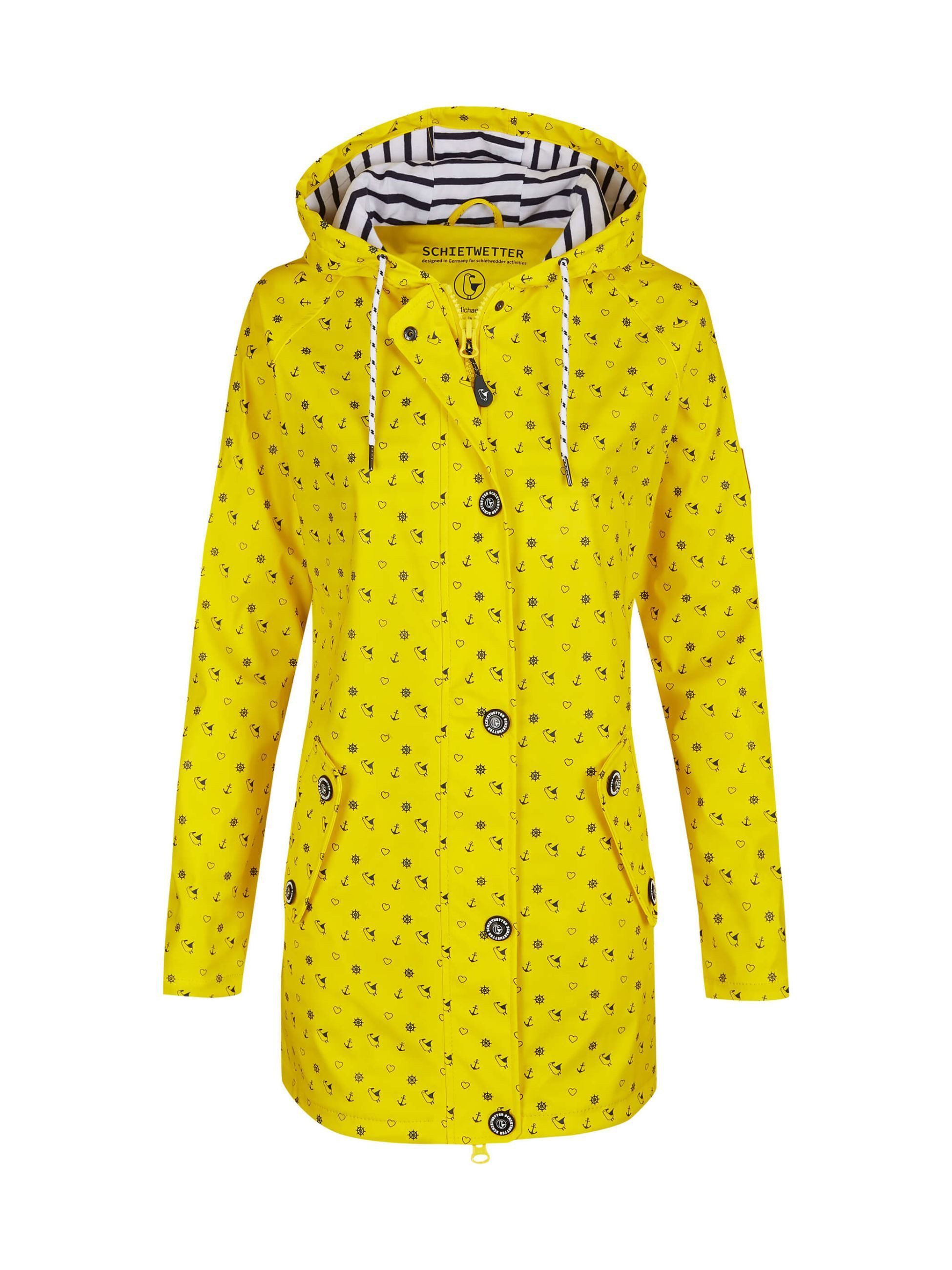 Schietwetter Regenjacke Damen wasserdicht, winddicht