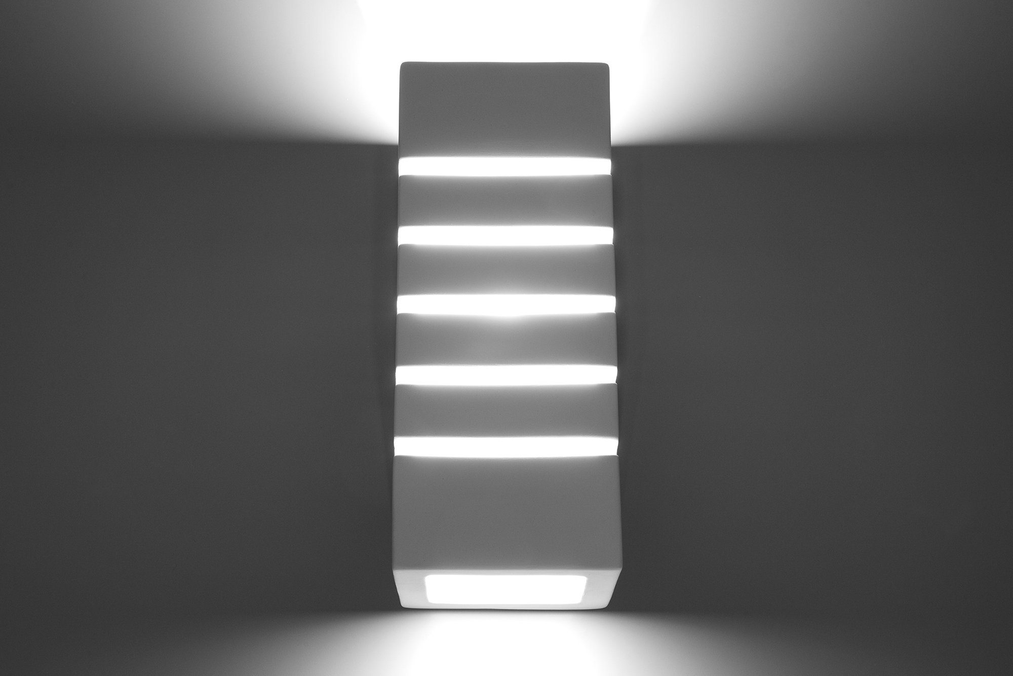 Moderne Wandleuchte SOLLUX lighting Beleuchtung OSCAR, Leuchtmittel, ohne