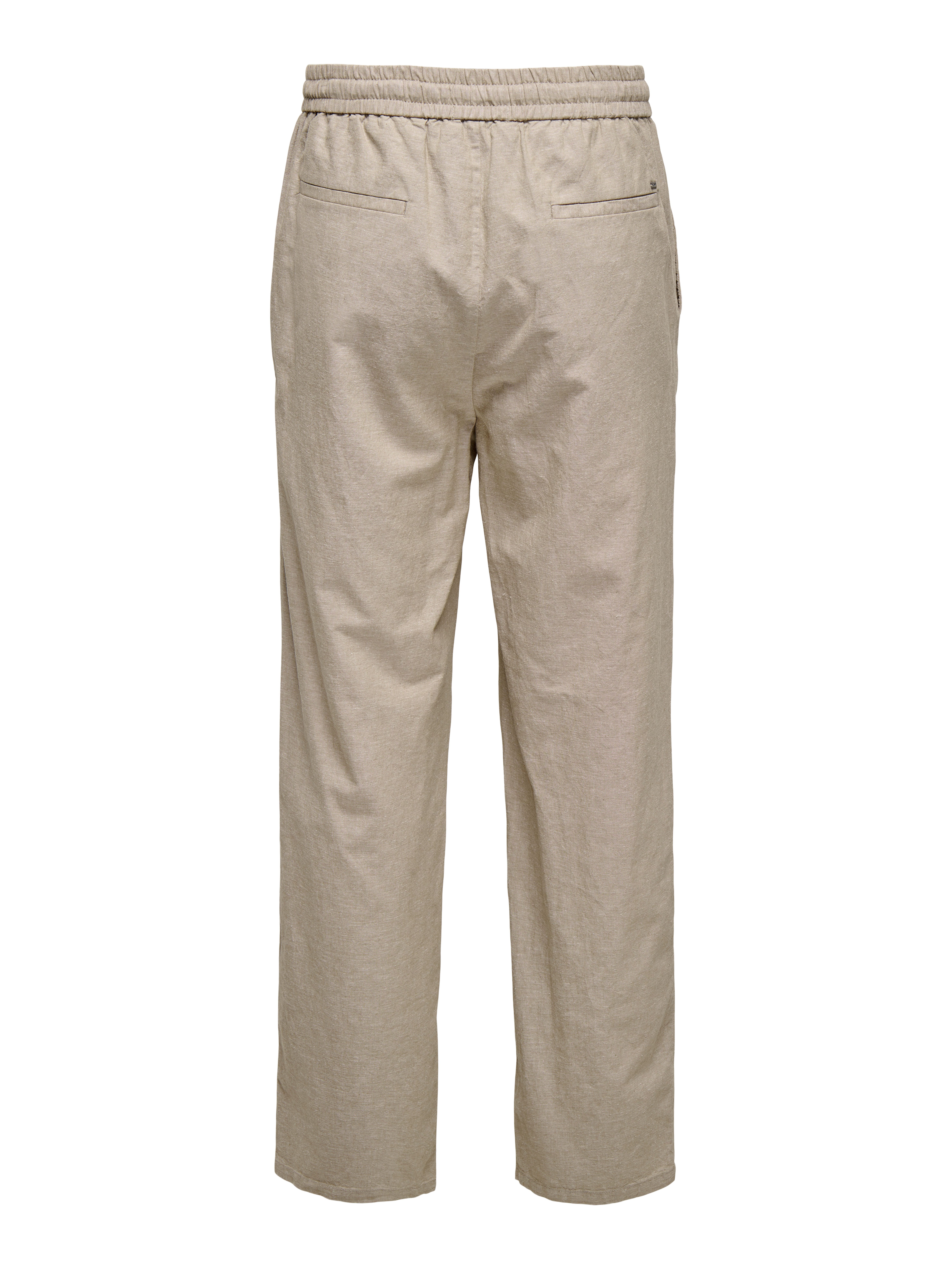 ONLY & SONS Schlupfhose ONSSINUS LOOSE 0007 COT LIN PANT NOOS Baumwolle mit Leinen, locker geschnitten – Bild 5 von 5
